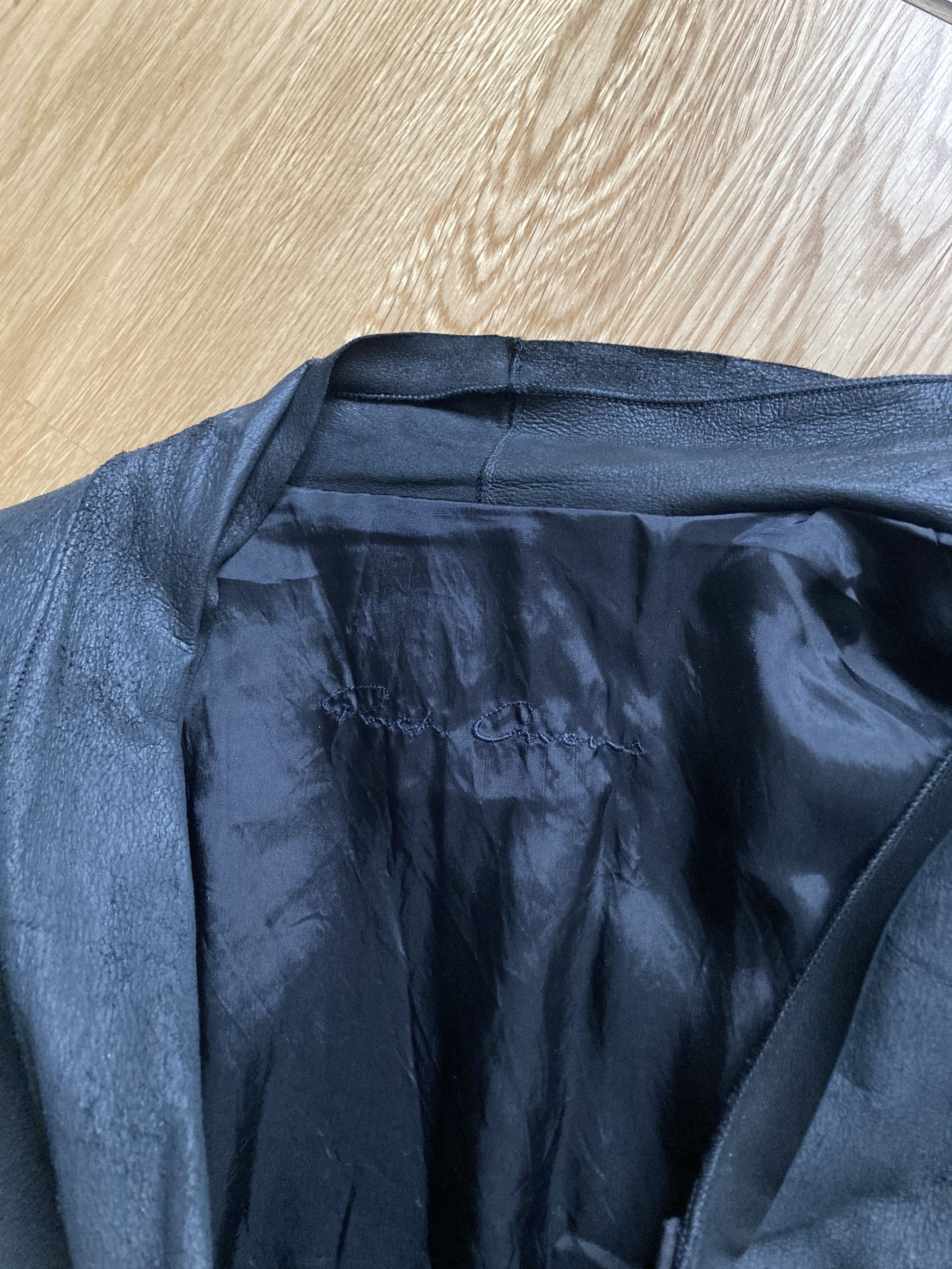 Rick Owens S/S 13 "ISLAND" Blistered Lamb Leather Coat Rick Owens Size US L / EU 52-54 / 3 - 18 Thumbnail