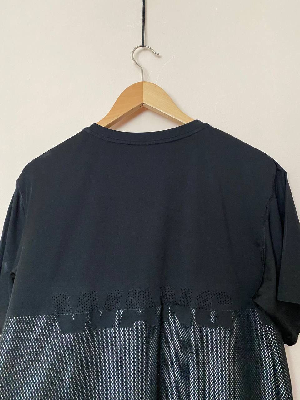1017 ALYX 9SM × Alexander Wang Alexander Wang H&M Mens Black Oversized Big Logo T Shirt Tee Size US S / EU 44-46 / 1 - 9 Thumbnail