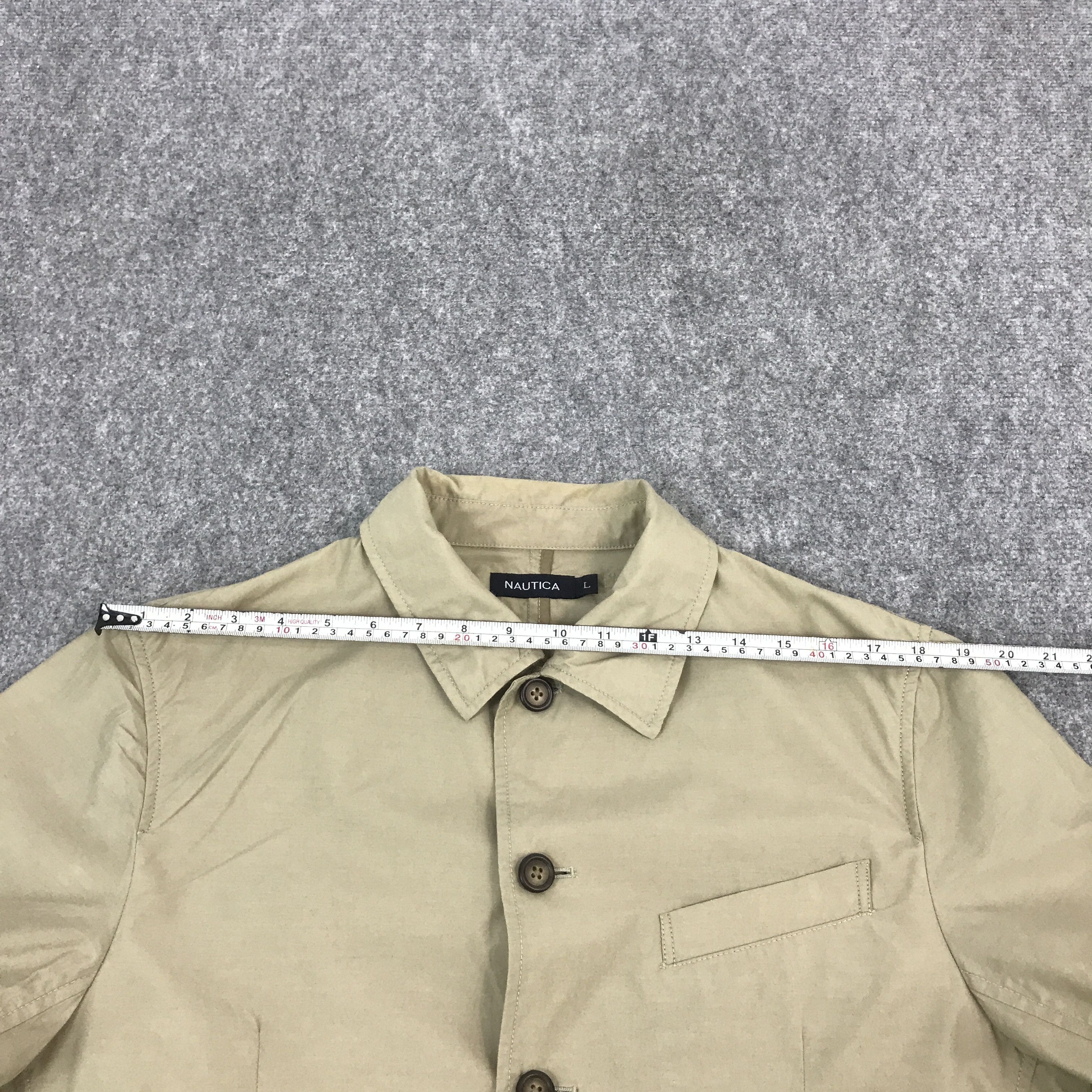 Nautica × Vintage nautica button jacket Size US L / EU 52-54 / 3 - 8 Thumbnail