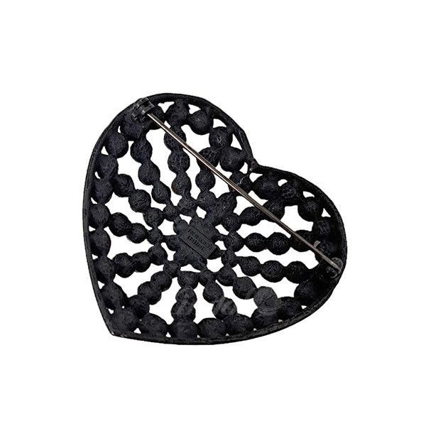 Number (N)ine Number (N)ine Rhinestone heart brooch Size ONE SIZE - 4 Thumbnail