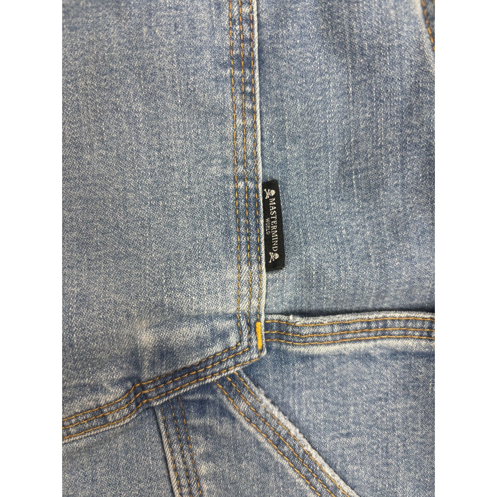Mastermind Japan Mastermind World Light Oz. Washed Denim Shirt Size Large Size US L / EU 52-54 / 3 - 4 Thumbnail