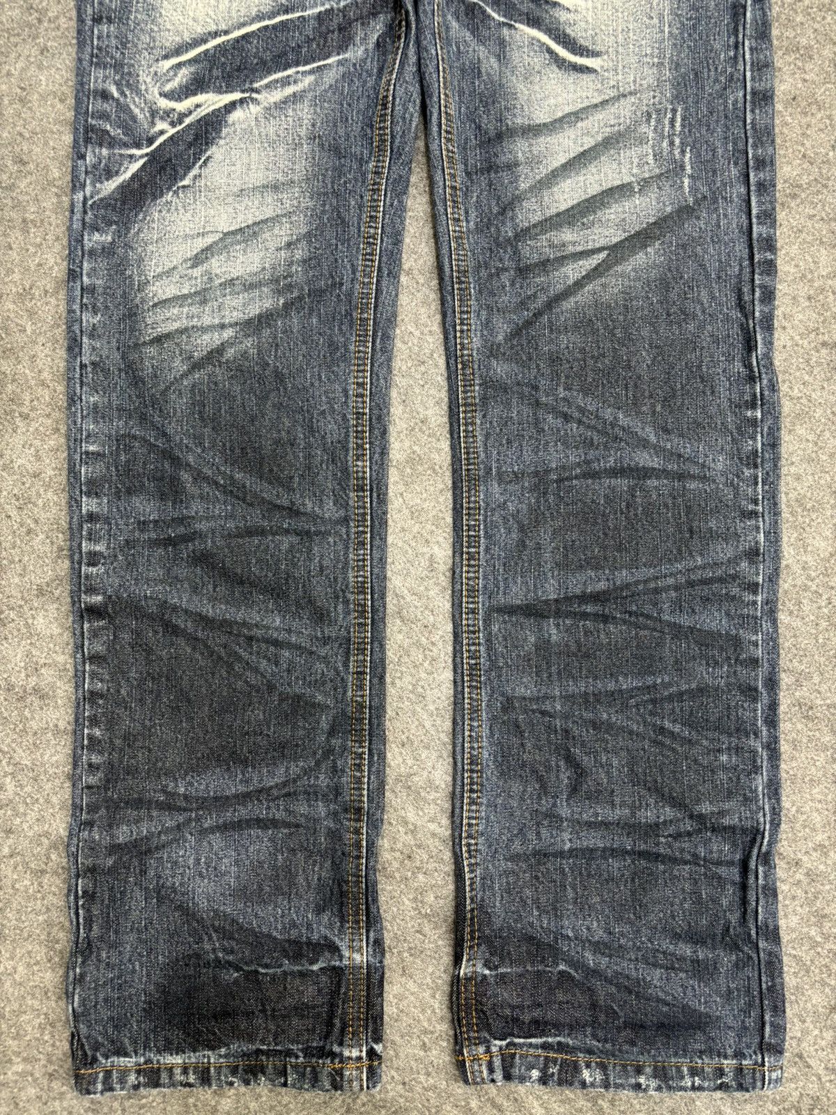 Japanese Brand 💥Sick Fades💥Zerosail All Over Sick Fades Slim Denim F479 Size US 32 / EU 48 - 10 Thumbnail
