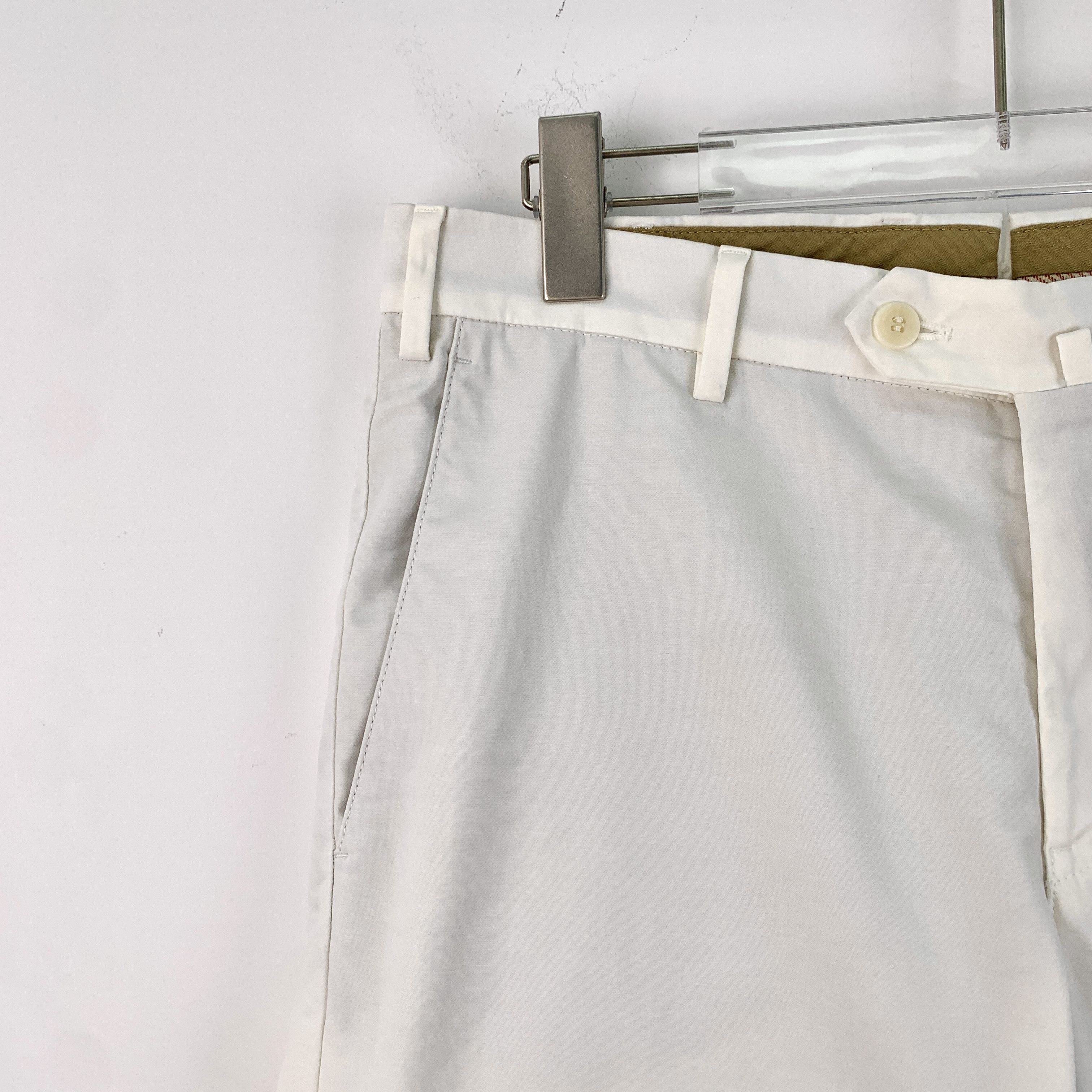 Loro Piana Loro Piana White Cotton Casual Pants (S) Size US 30 / EU 46 - 6 Thumbnail