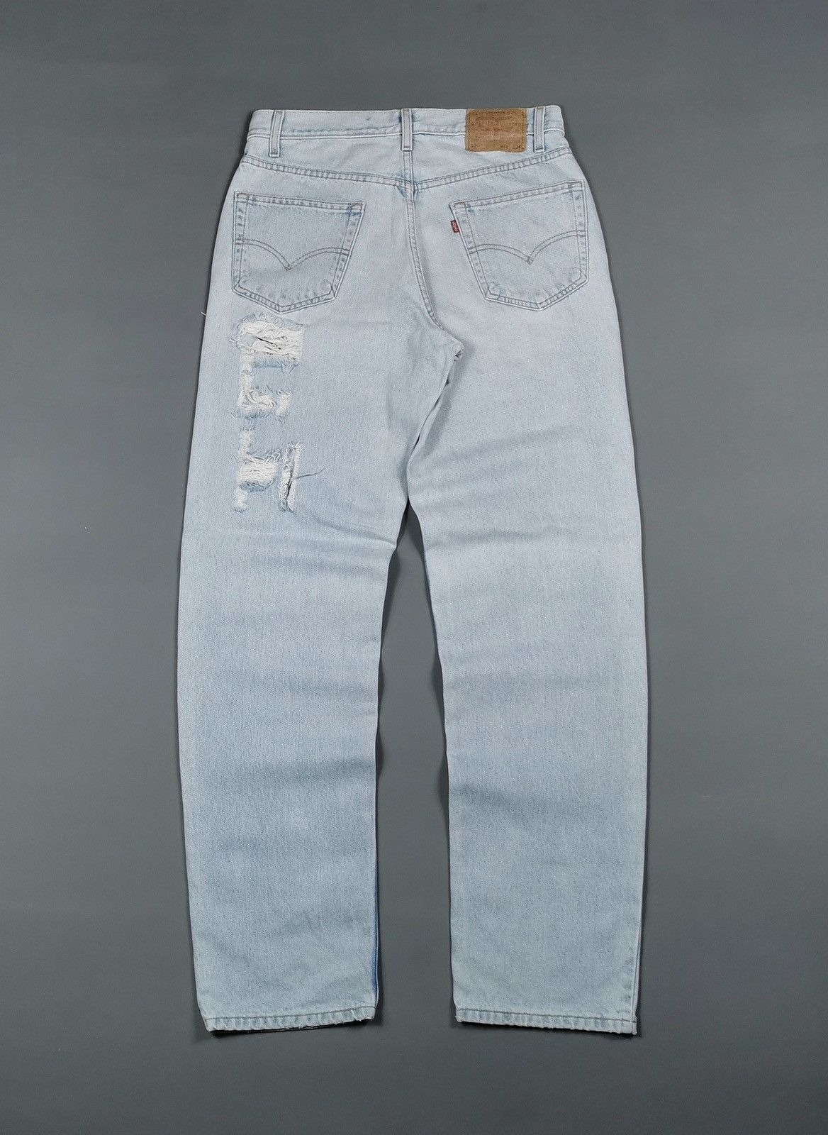 Levi's Vintage 90s Levis 550 Relaxed Fit Jeans Destroyed Grunge Size US 33 - 8 Thumbnail