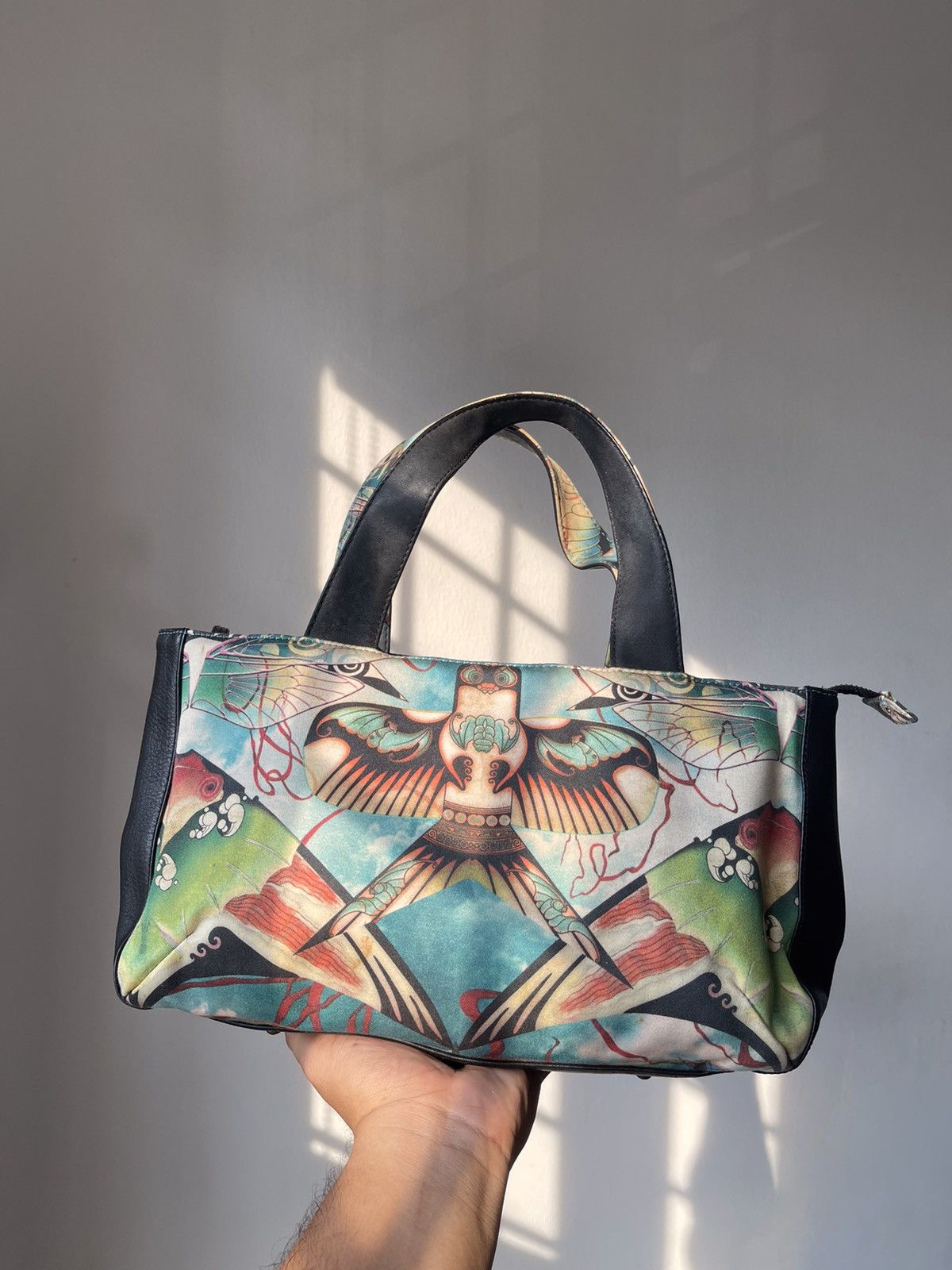 Jean Paul Gaultier 2000s Jean Paul Gaultier Bird Tattoo tote bag Size ONE SIZE - 1 Thumbnail
