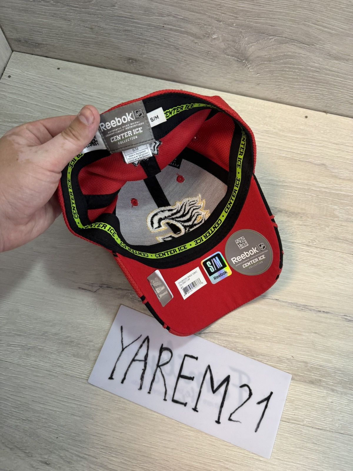 Reebok Calgary Flames reebok cap Size ONE SIZE - 5 Thumbnail