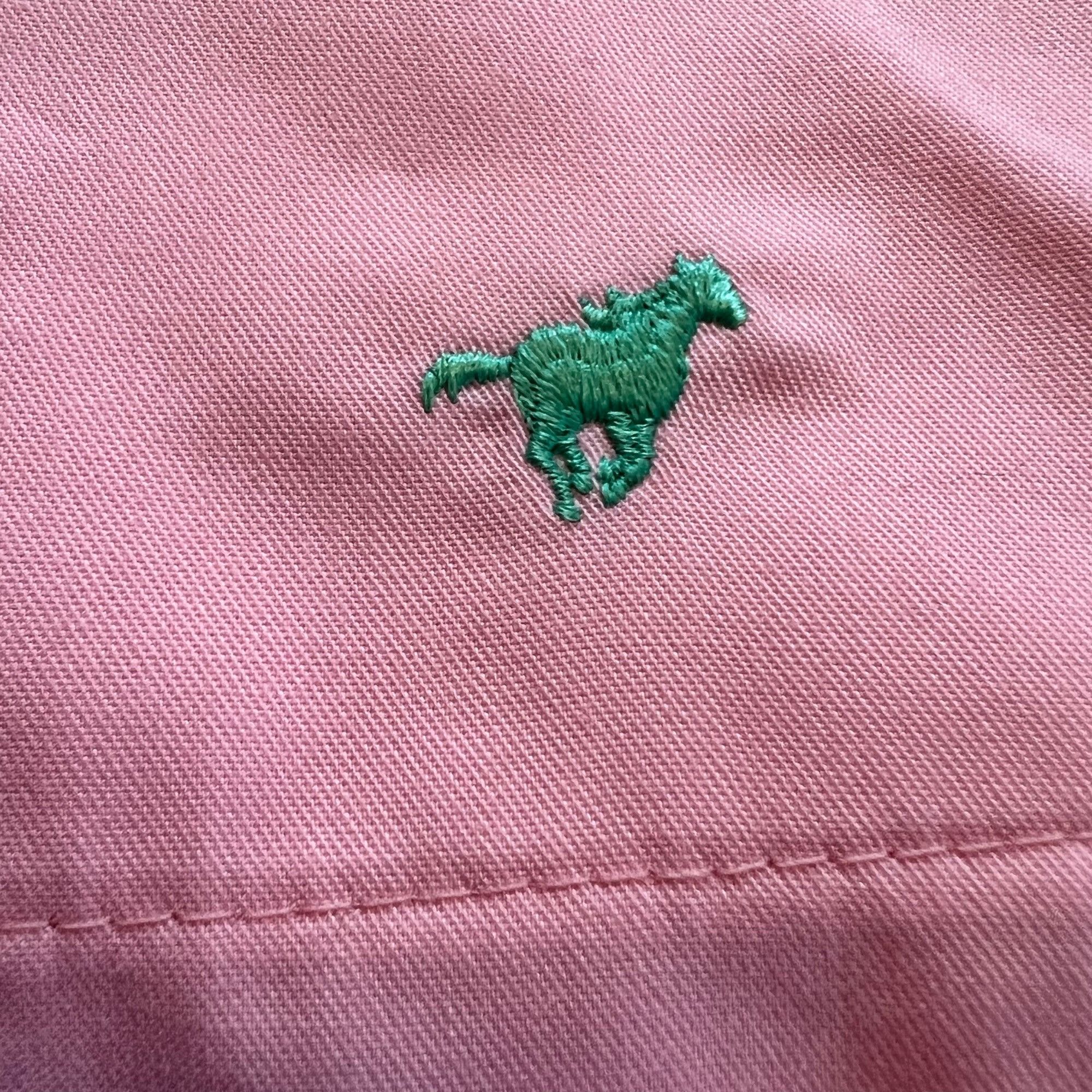 Vintage Vintage Wrangler High Rise Bubble Gum Pink & Pastel Blue Pan Size 28" / US 6 / IT 42 - 6 Thumbnail