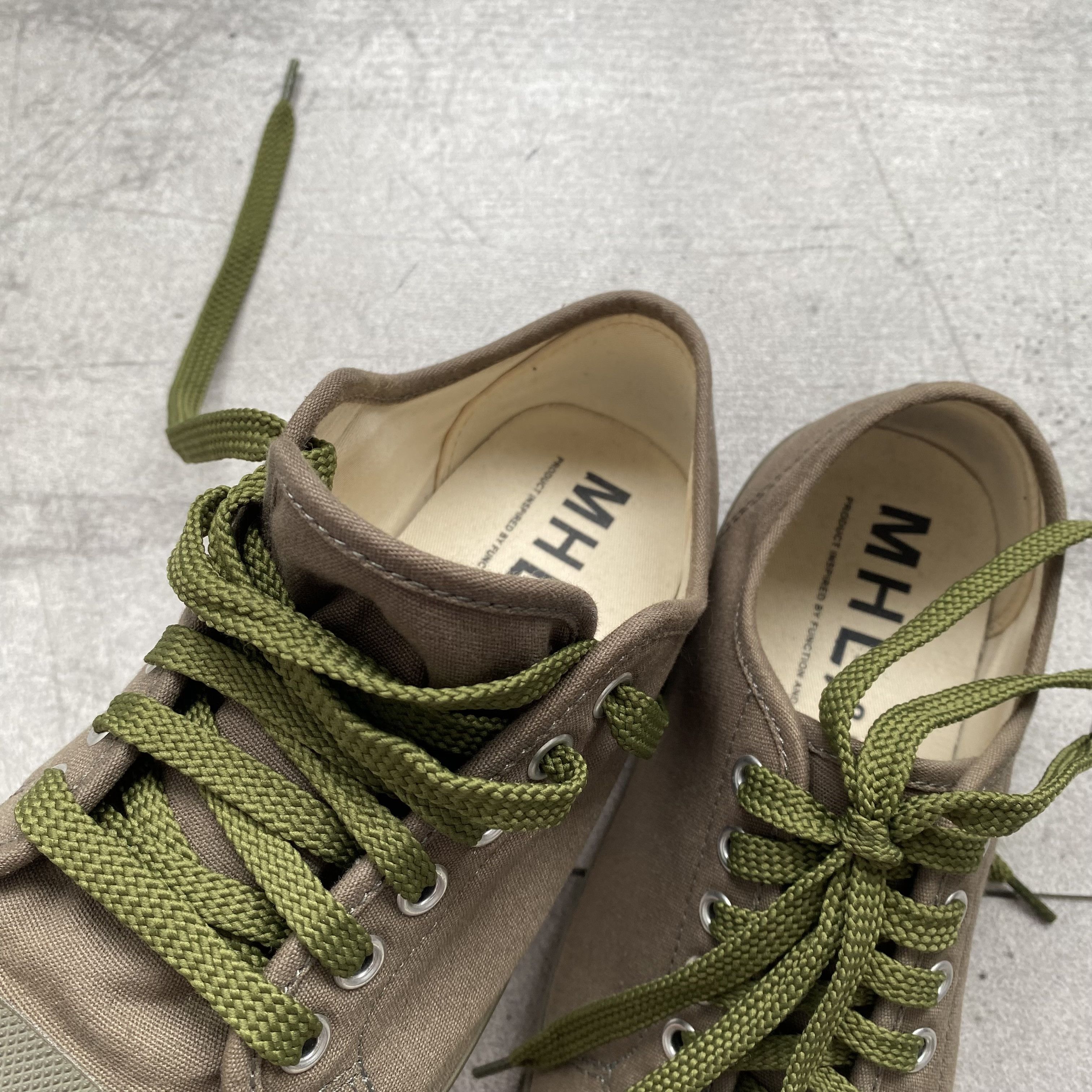 Margaret Howell Margaret Howell MHL Utility Khaki Sneakers Size US 8 / EU 41 - 8 Thumbnail