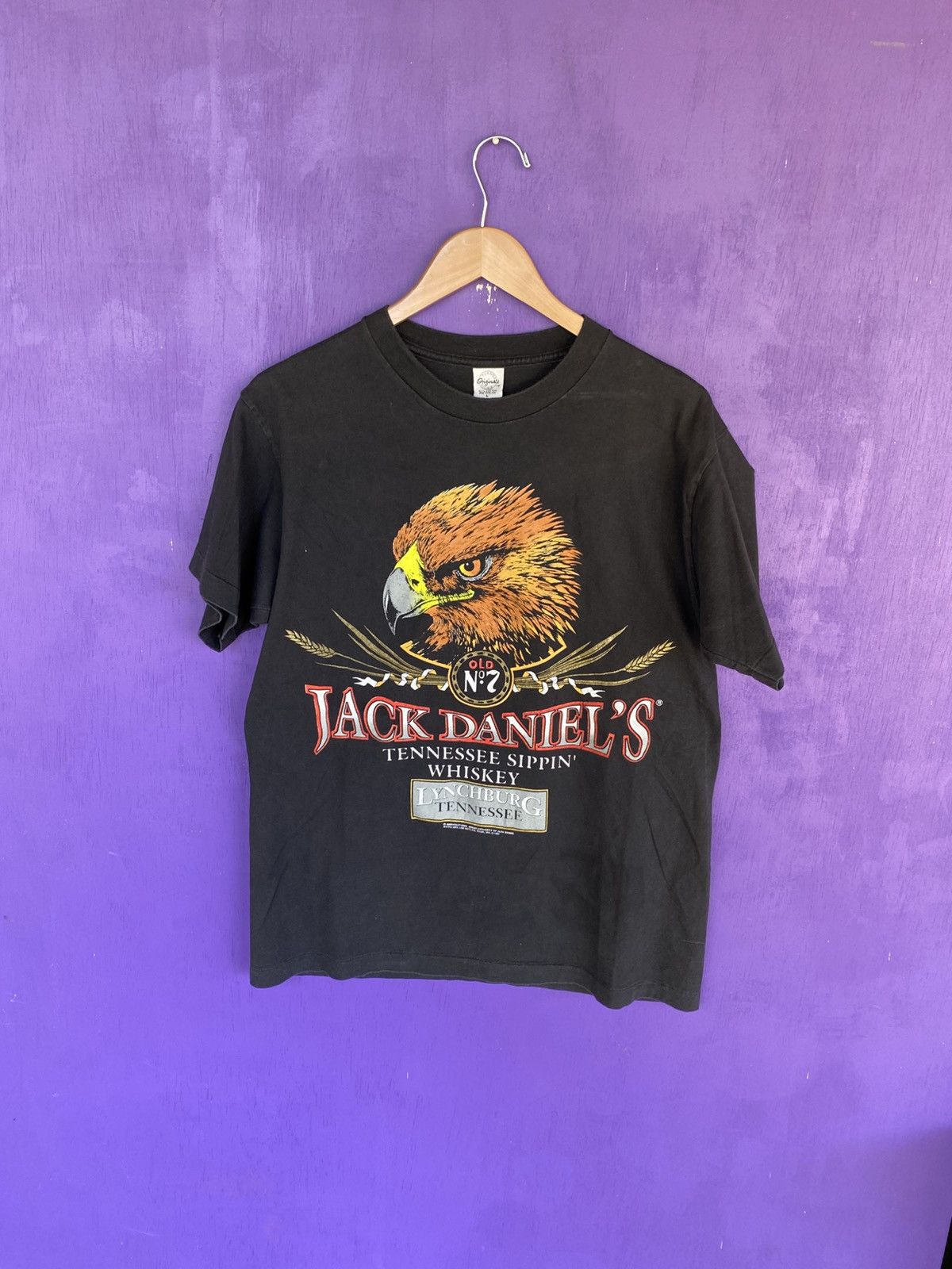 Other Vintage 1990 Jack daniels bird faded t-shirt Size US L / EU 52-54 / 3 - 1 Thumbnail