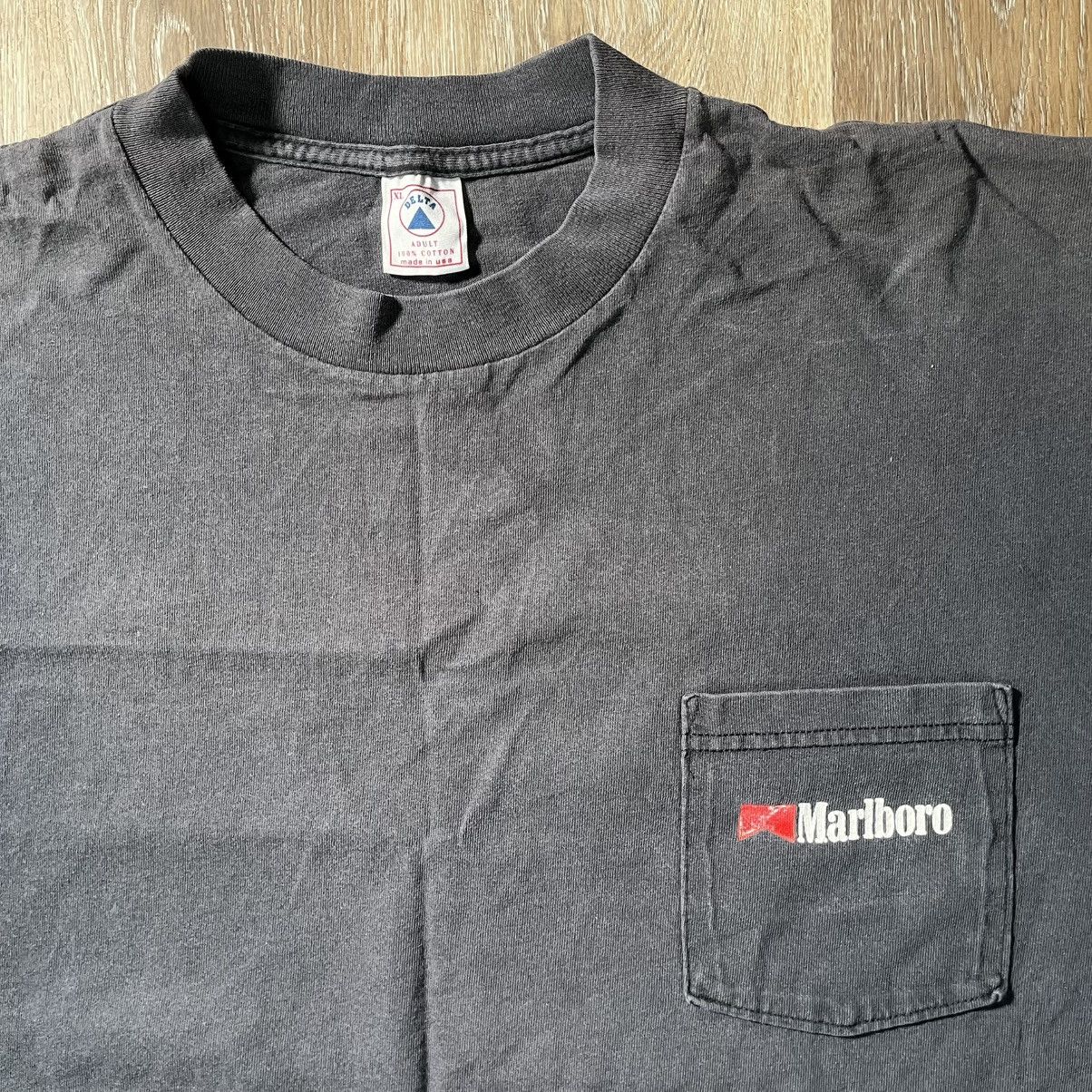 Marlboro vintage 90s marlboro cowboy single stitch tee Size US XL / EU 56 / 4 - 4 Thumbnail