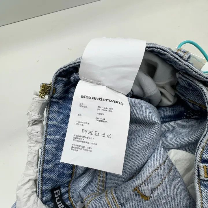 Alexander Wang Alexander Wang Blue Relaxed Fit Denim Pants - Size 25" / US 0 / IT 36 - 7 Thumbnail