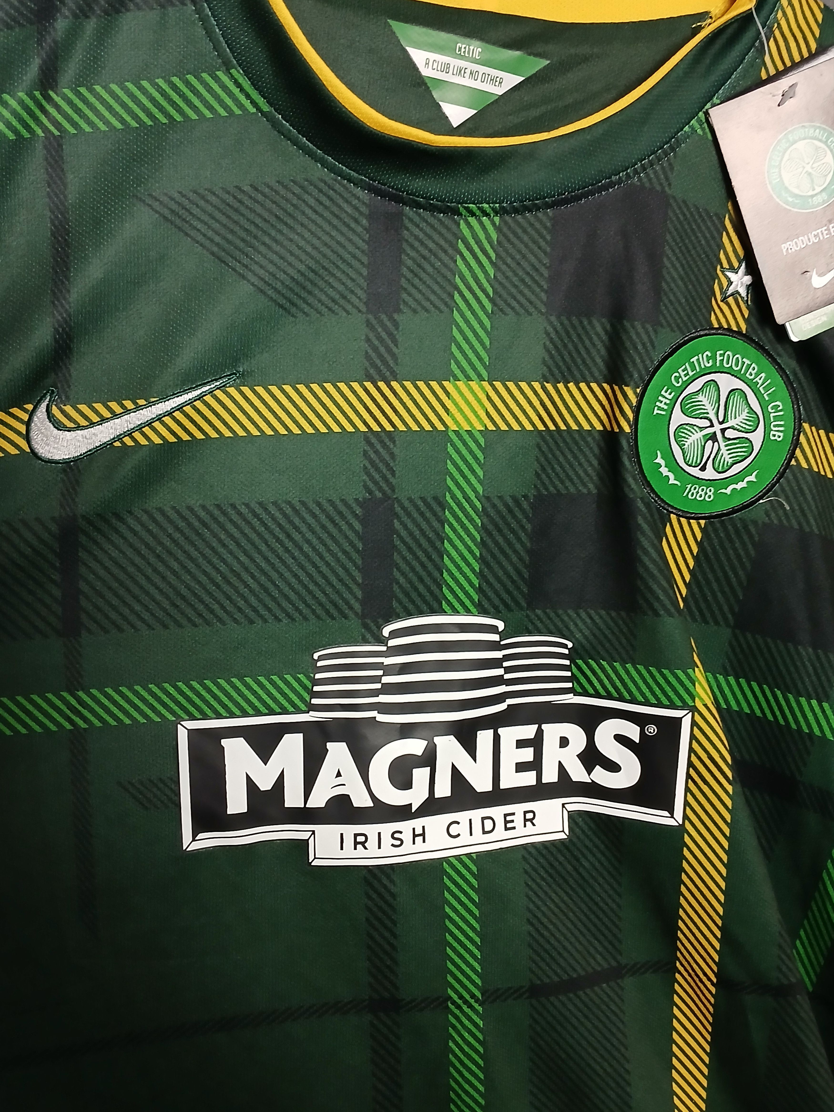 Nike Celtic 14/15 Away Football Jersey T-Shirt Size US XXL / EU 58 / 5 - 3 Thumbnail