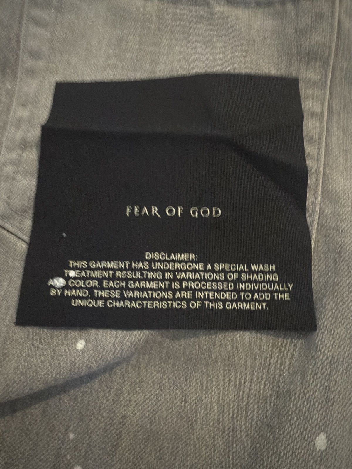 Fear of God Fear of God x Union Paint-splatter Denim 29 Selvedge Denim Size US 29 - 5 Thumbnail