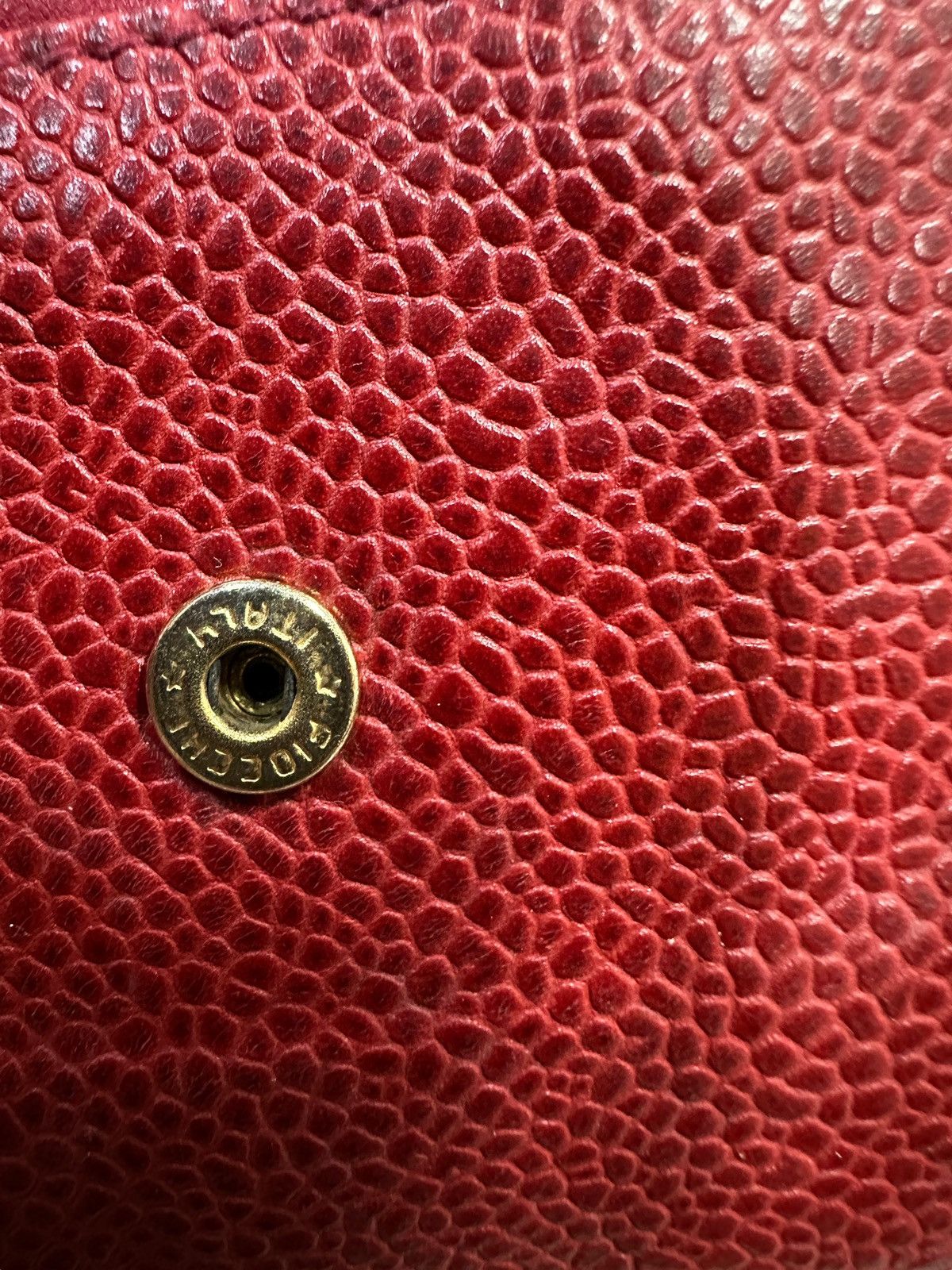 Chanel 💥Vintage Chanel 1994 Coin Case Caviar Red Size ONE SIZE - 7 Thumbnail