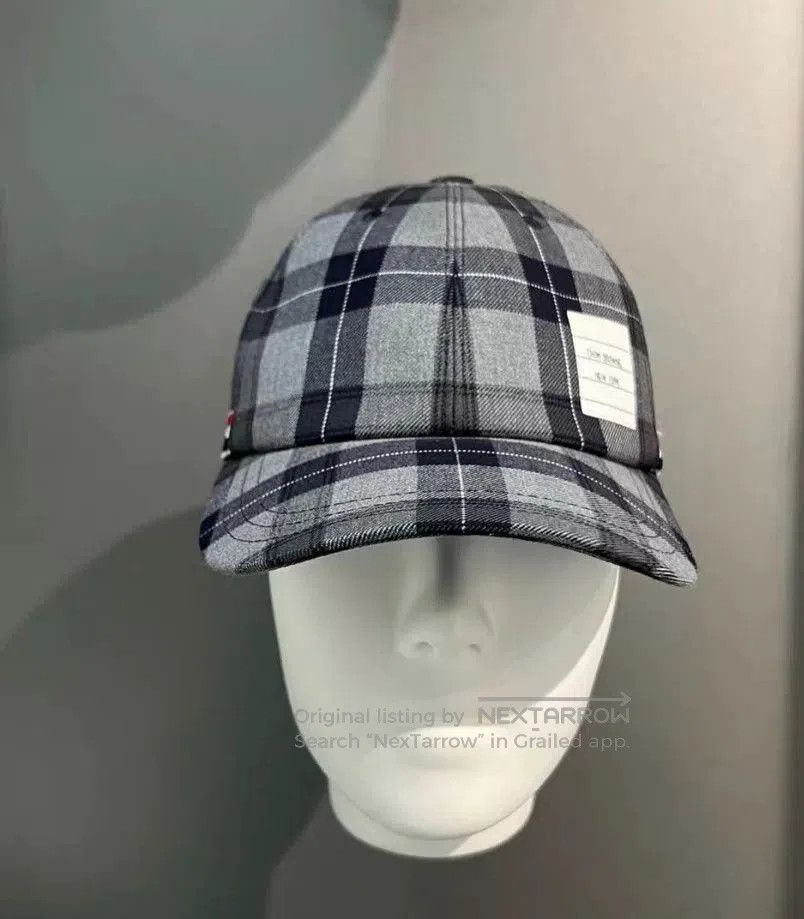 Thom Browne Thom Browne Plaid Baseball Cap. Size ONE SIZE - 1 Thumbnail