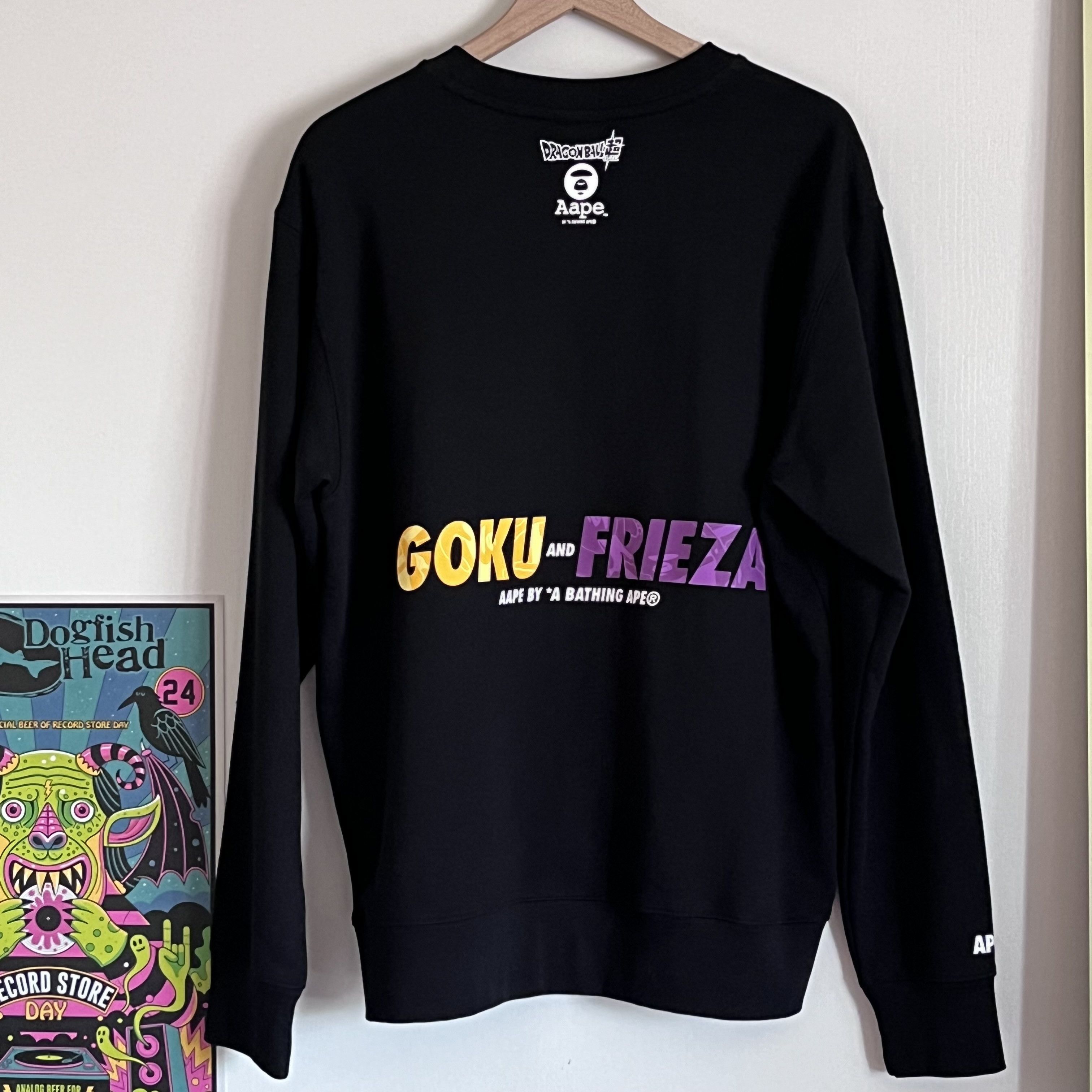 Aape Aape x Dragon Ball Super Goku & Frieza Crewneck Size US XXL / EU 58 / 5 - 2 Thumbnail