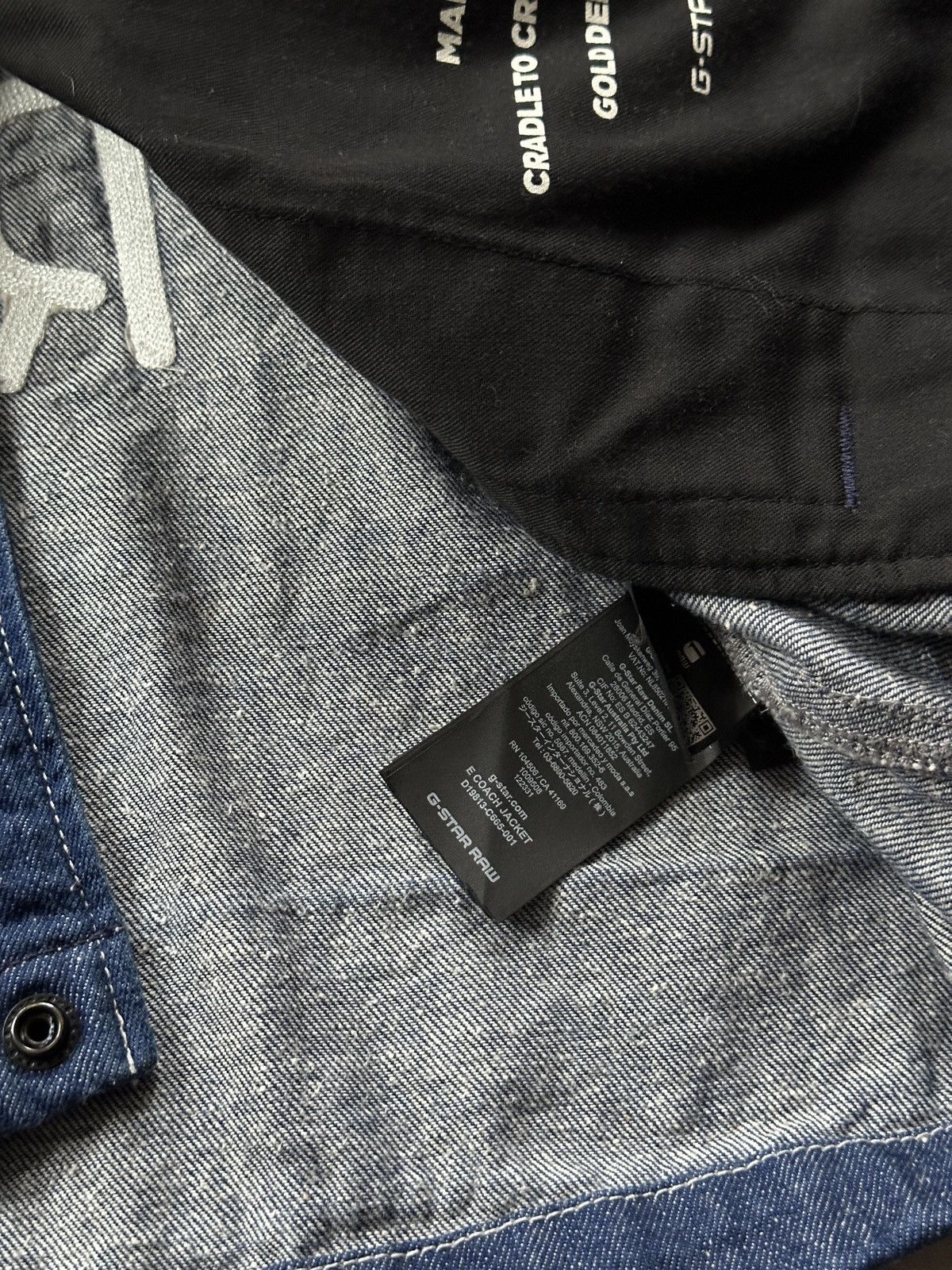G-Star G Star Raw Embroidered Denim Jacket E Coach Size US L / EU 52-54 / 3 - 9 Thumbnail
