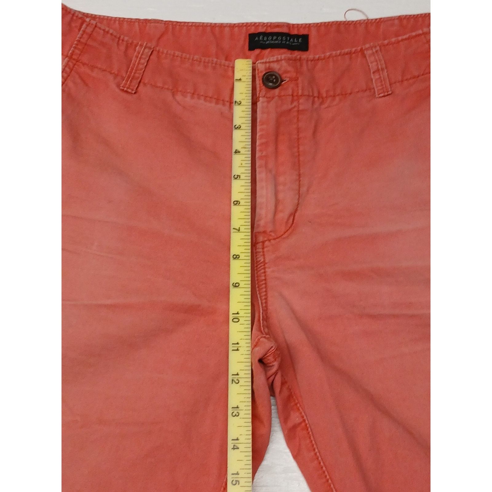Aeropostale Aéropostale Red (33) Khaki Dress Casual Comfort Fit Shorts Size US 33 - 3 Thumbnail