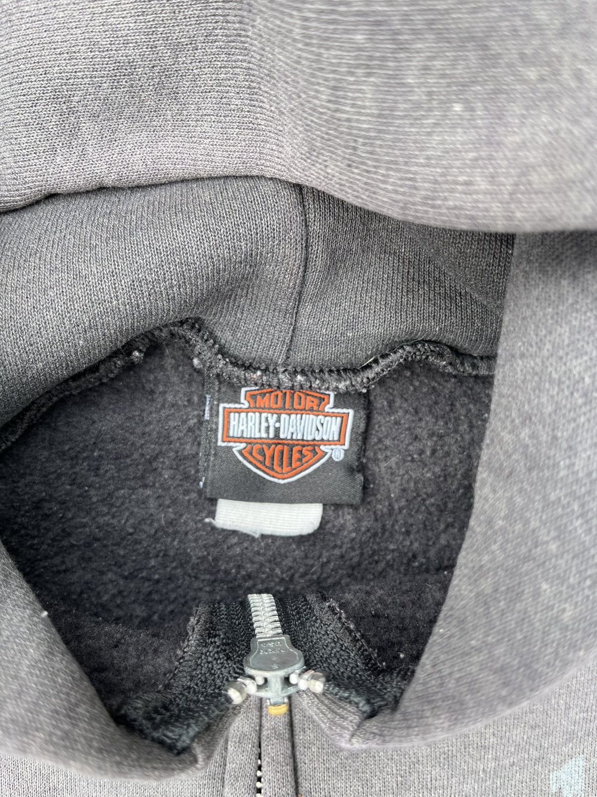 Harley Davidson Vintage 2001 Harley Davidson Zip Hoodie Sweatshirt Jacket Size US L / EU 52-54 / 3 - 5 Thumbnail