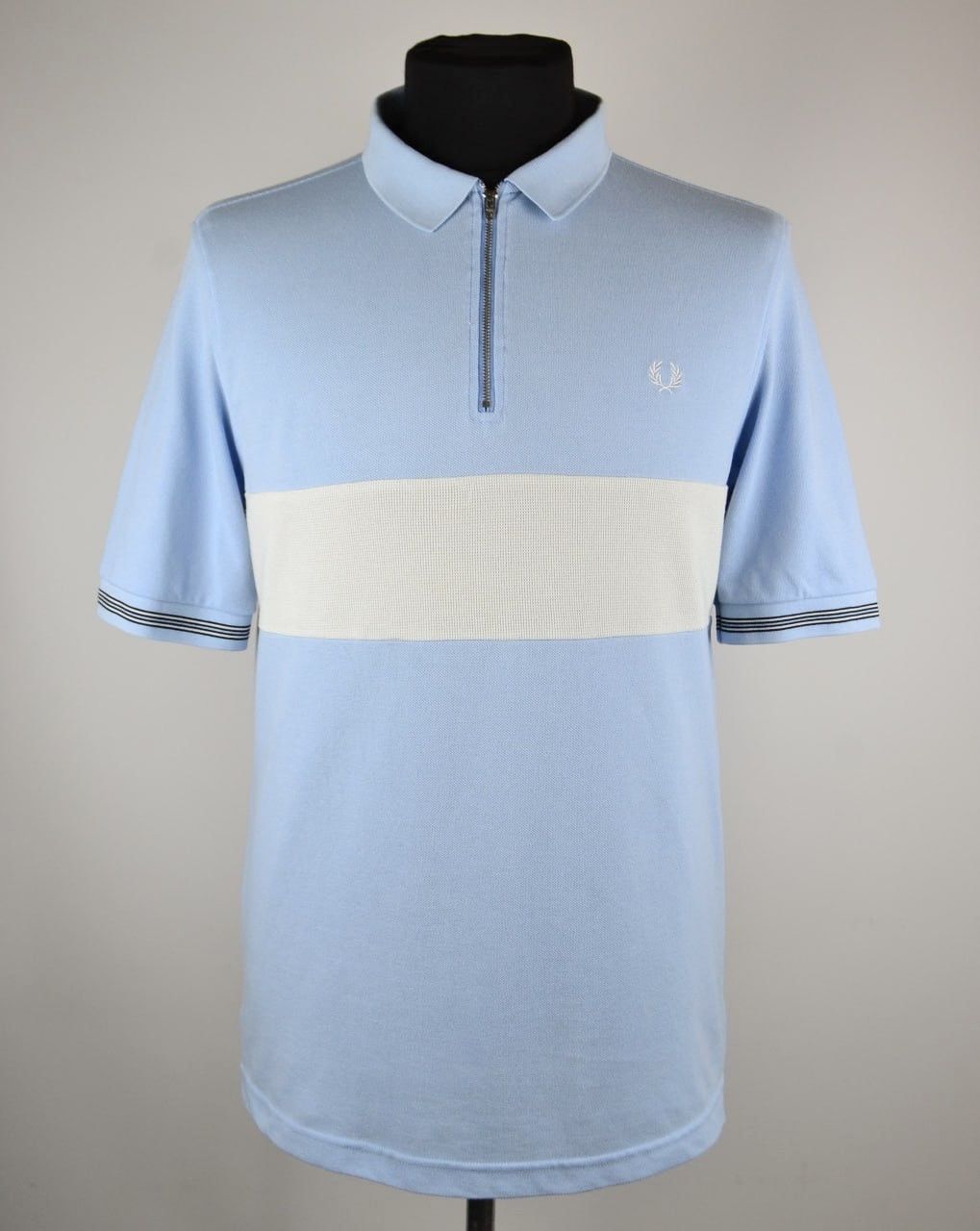 Fred Perry Fred Perry BRADLEY WIGGINS T-shirt Polo 1/4 Zip Blue Size XL Size US XL / EU 56 / 4 - 1 Thumbnail