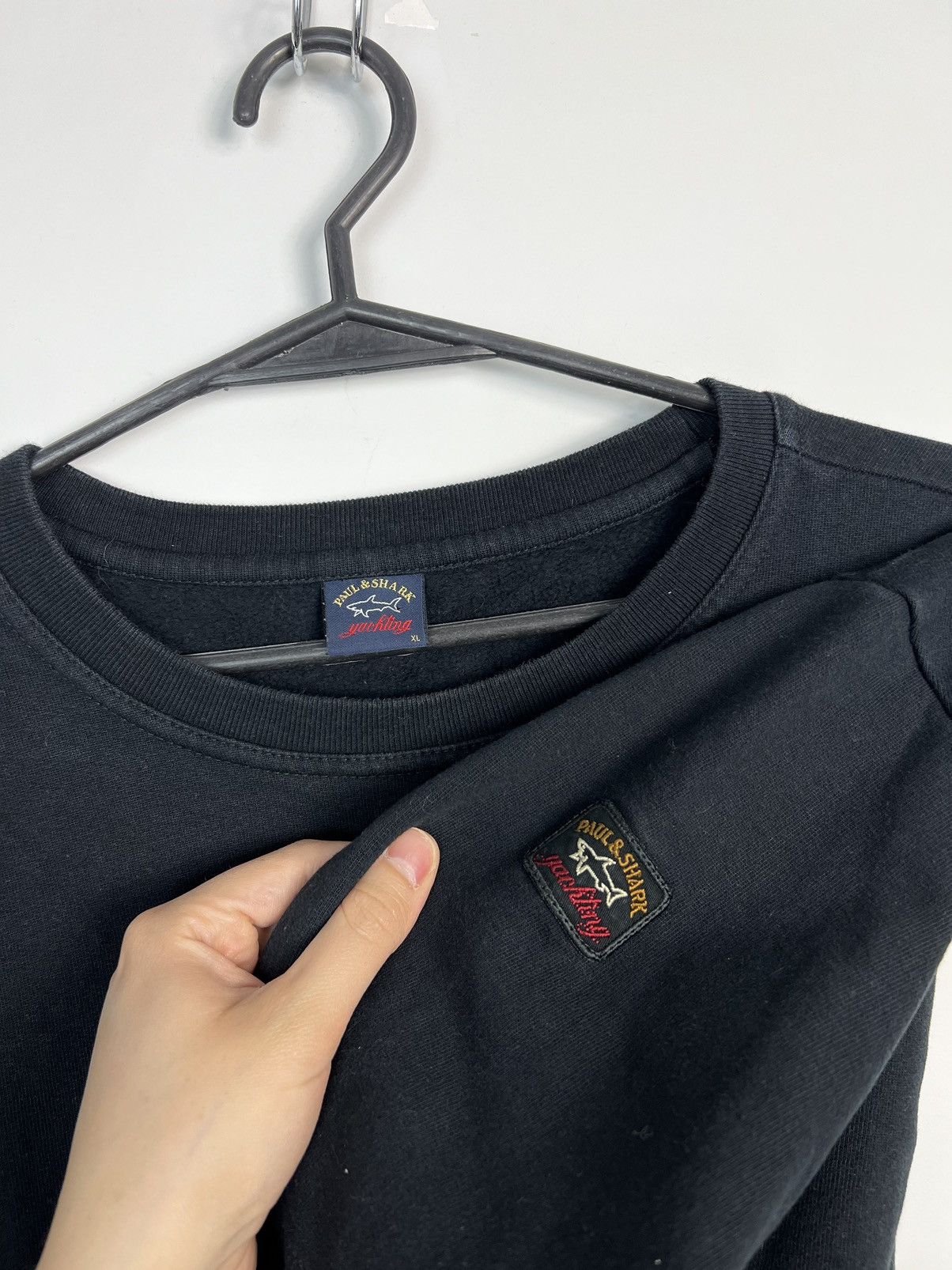 Paul & Shark Sweatshirt Paul & Shark Small Logo Black Size US XL / EU 56 / 4 - 2 Thumbnail