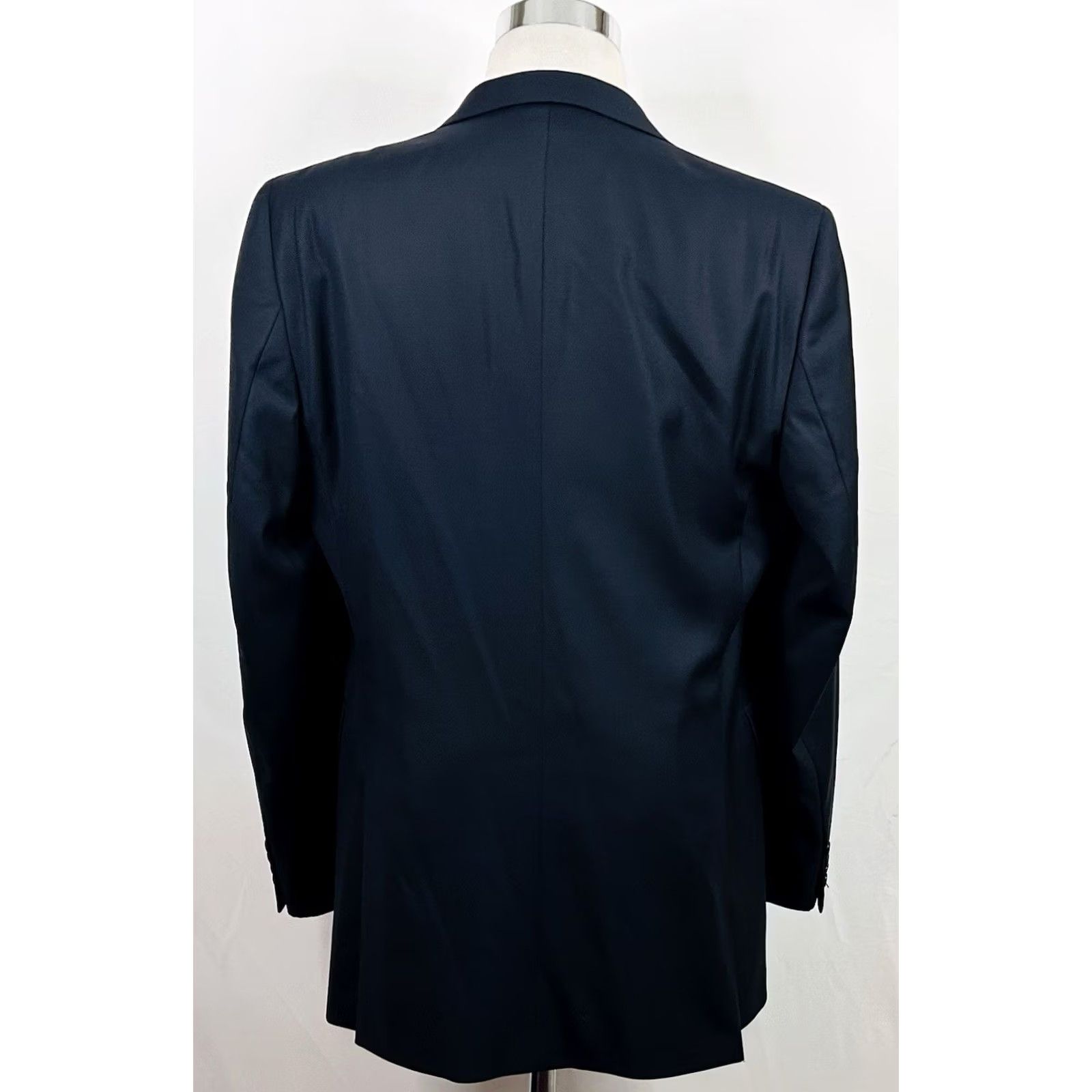 Jack Victor Jack Victor Sport Coat 42L Navy Two-Button Double-Vented Wool 2 Piece Men Long Notch Lined Regular Jacket Size US XS / EU 42 / 0 - 6 Thumbnail