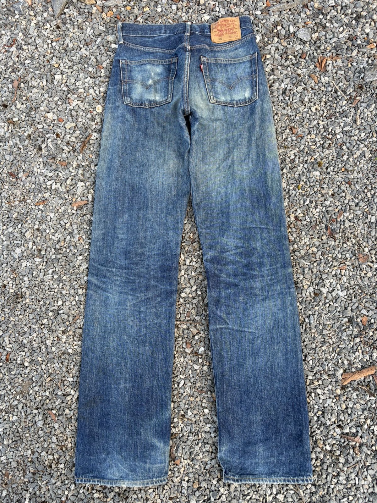 Kapital VINTAGE LEVIS 502 BIG E SELVEDGE RUSTY DISTRESSED DENIM Size US 30 / EU 46 - 3 Thumbnail