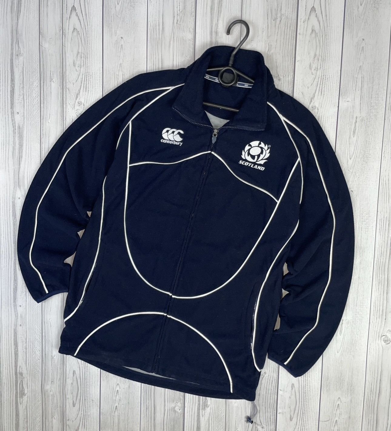 Canterbury of New Zealand Vintage Scotland rugby fleece Zip jacket size S rare logo Size US S / EU 44-46 / 1 - 1 Thumbnail