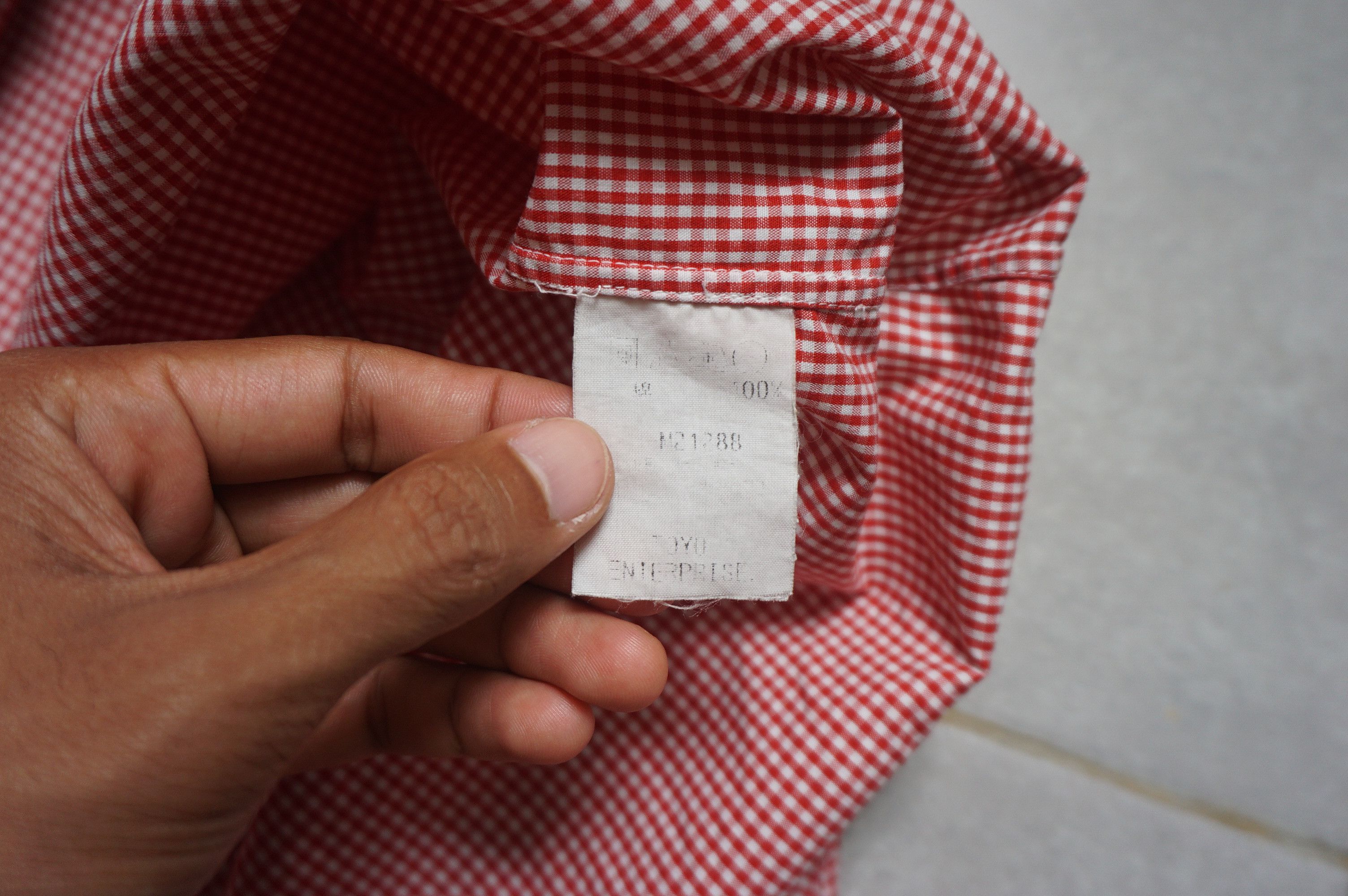 Sugar Cane Vintage Sugar Cane gingham shirt Size US L / EU 52-54 / 3 - 7 Thumbnail