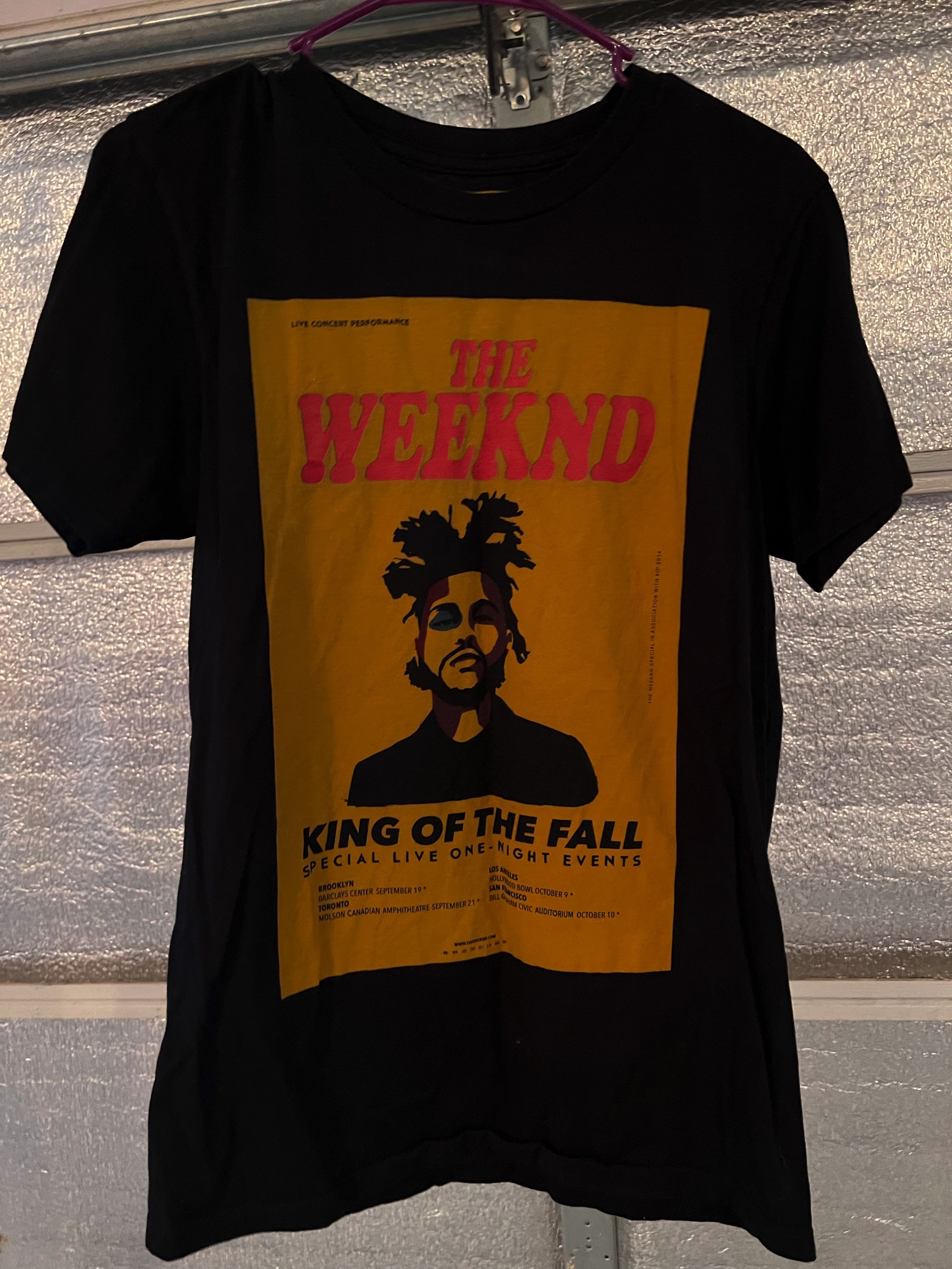 The Weeknd KOTF Men's Face tee Size Small