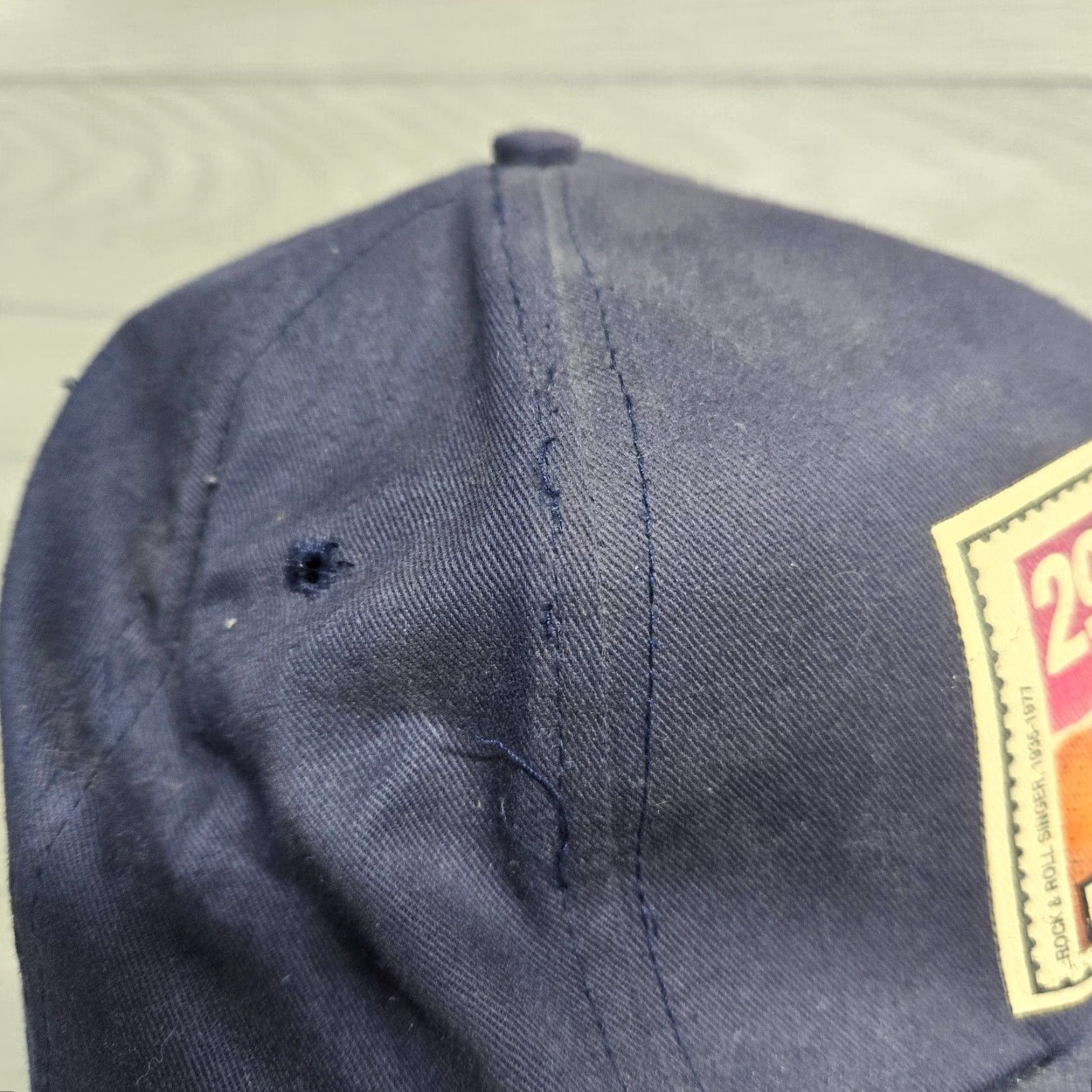 Stampd VINTAGE Elvis Presley 29 Cents Stamp Snap Back Hat Cap Men One Size Blue 90s Men's Size ONE SIZE - 3 Thumbnail