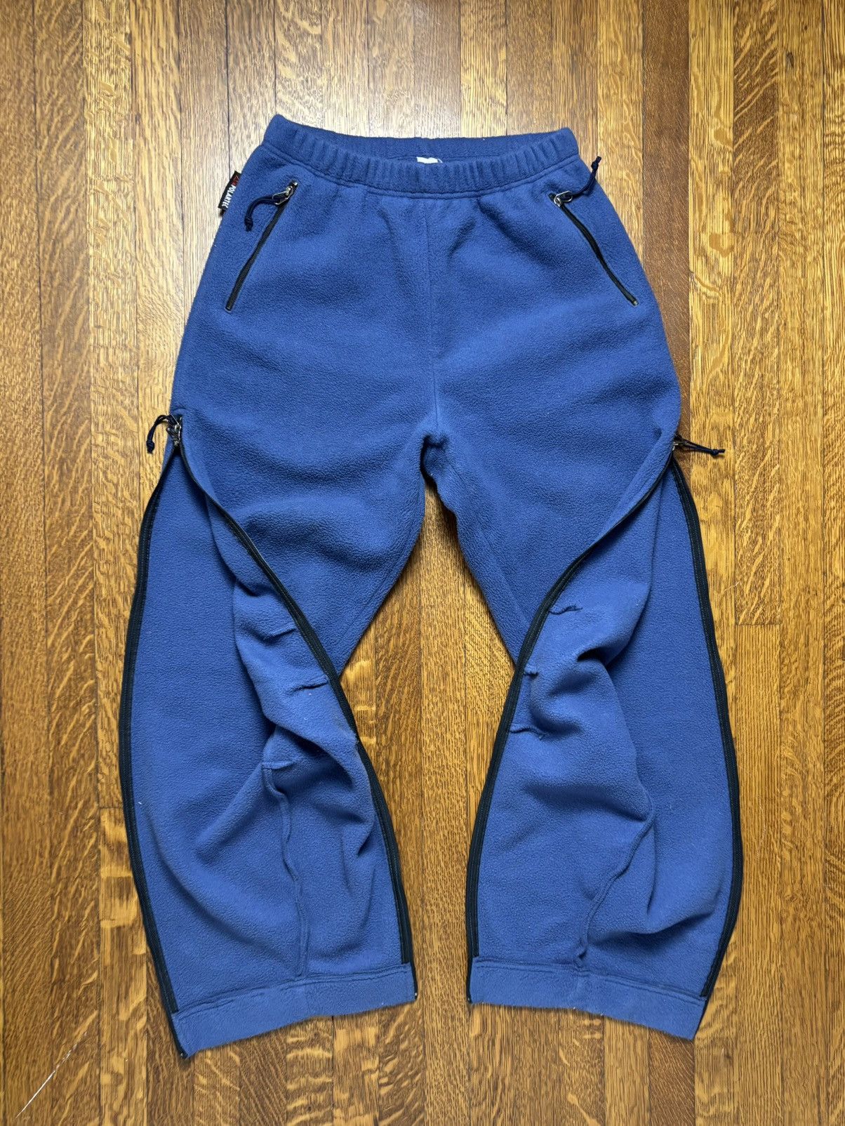 Mountain Equipment × Mountain Equipment Company × Vintage 1990s MEC Pants Vintage Fleece Thermal Zip Co-op Patagonia Size US 32 / EU 48 - 3 Thumbnail