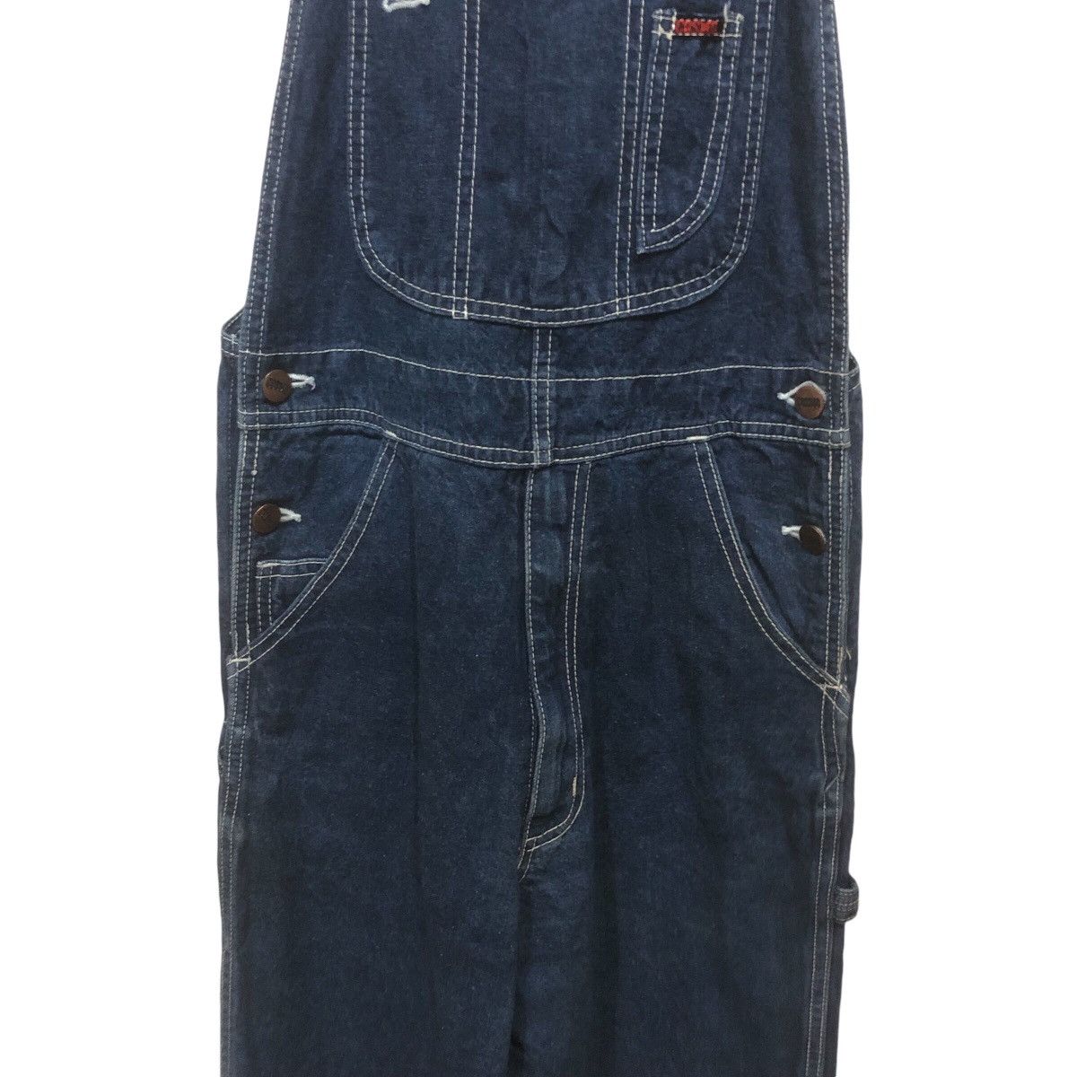 Japanese Brand Cosmo Indigo Denim Overall Size 28" / US 6 / IT 42 - 3 Thumbnail