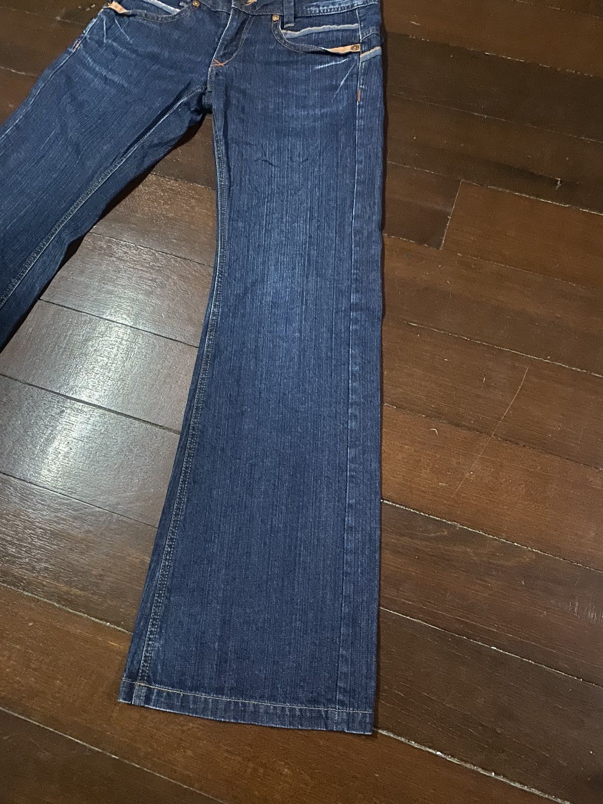 5351 POUR LES HOMMES × If Six Was Nine × Le Grande Bleu (L.G.B.) Flare Jeans ET MADE IN NIPPON Denim Jean Boot Cut wide leg Size US 33 - 4 Thumbnail