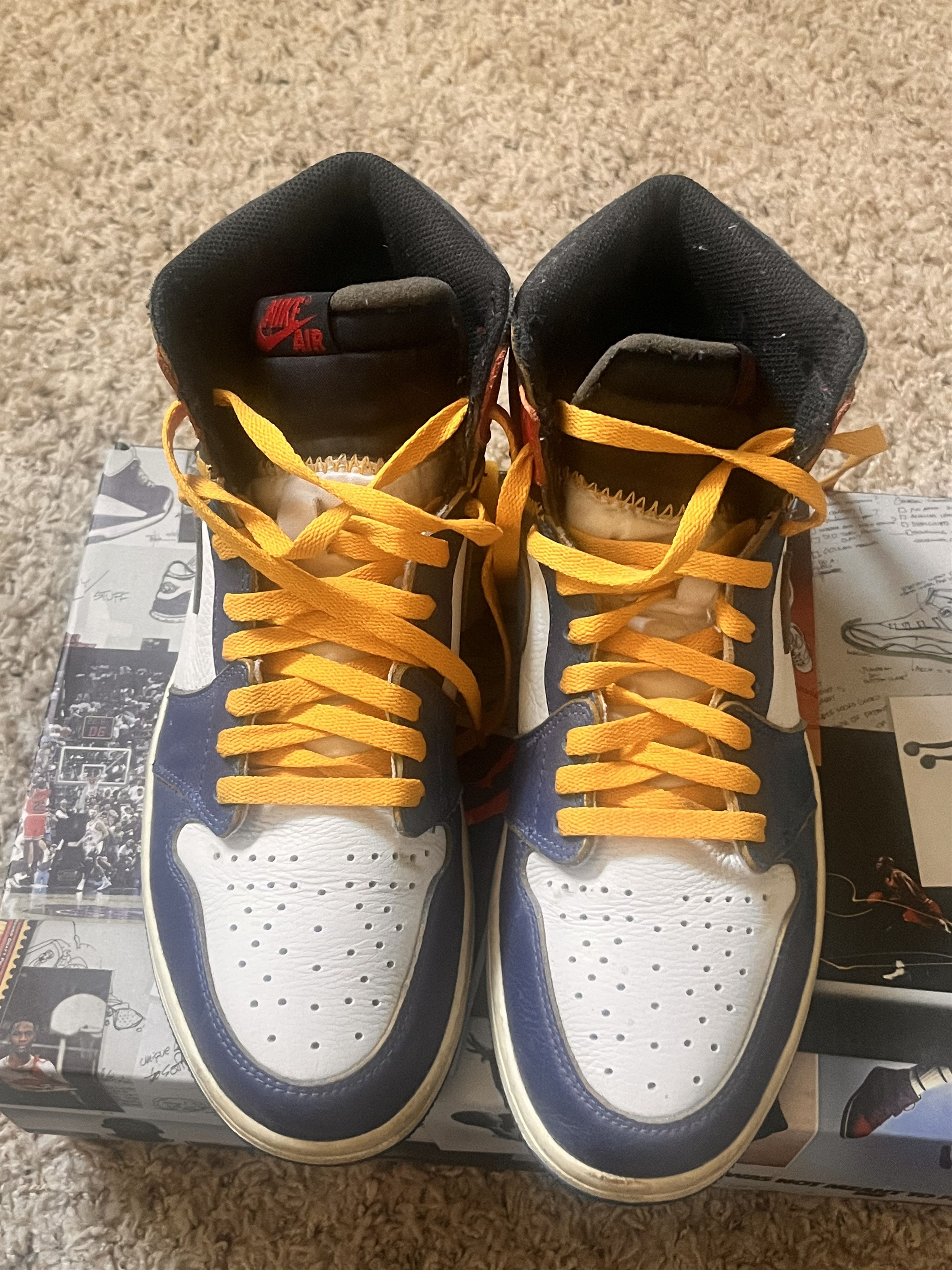 Nike × Union LA Nike x Union LA Jordan 1 ‘Blue Toe’ Size 10 Size US 10 / EU 43 - 2 Thumbnail