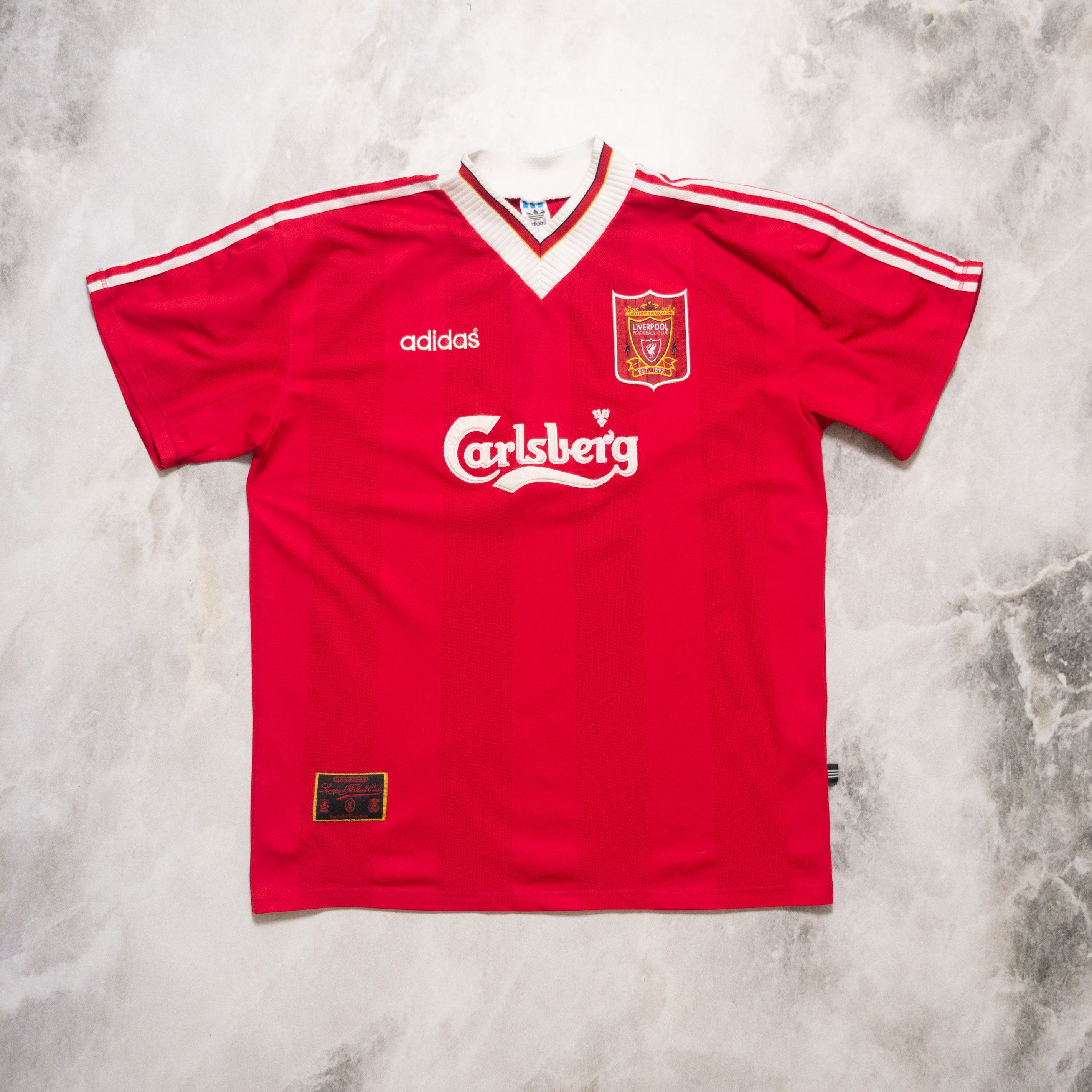 Adidas Vintage Adidas x Liverpool 95-96 Soccer Jersey Football XXL Size US XXL / EU 58 / 5 - 1 Thumbnail