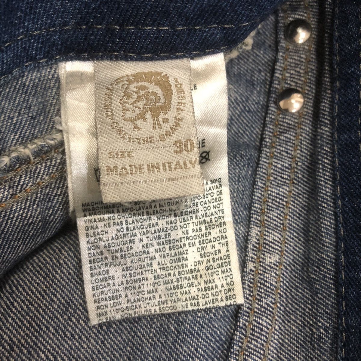 Diesel Diesel Kardeex Button Regular Straight Bush Pant Jeans Size US 30 / EU 46 - 13 Thumbnail
