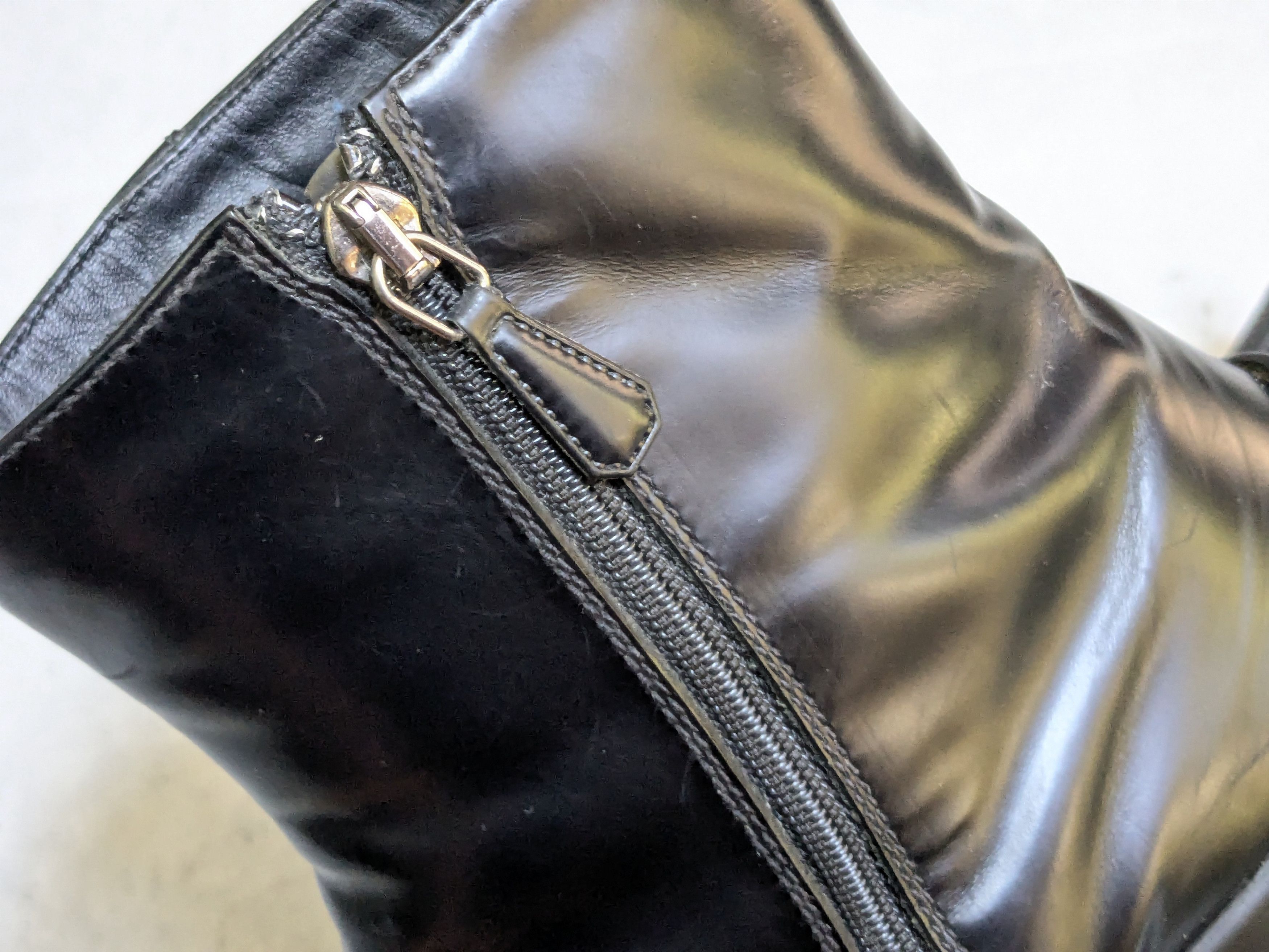 Prada Prada Side Zip Boots Black 10.5 Leather Chunky Y2K Size US 10.5 / EU 43-44 - 11 Thumbnail