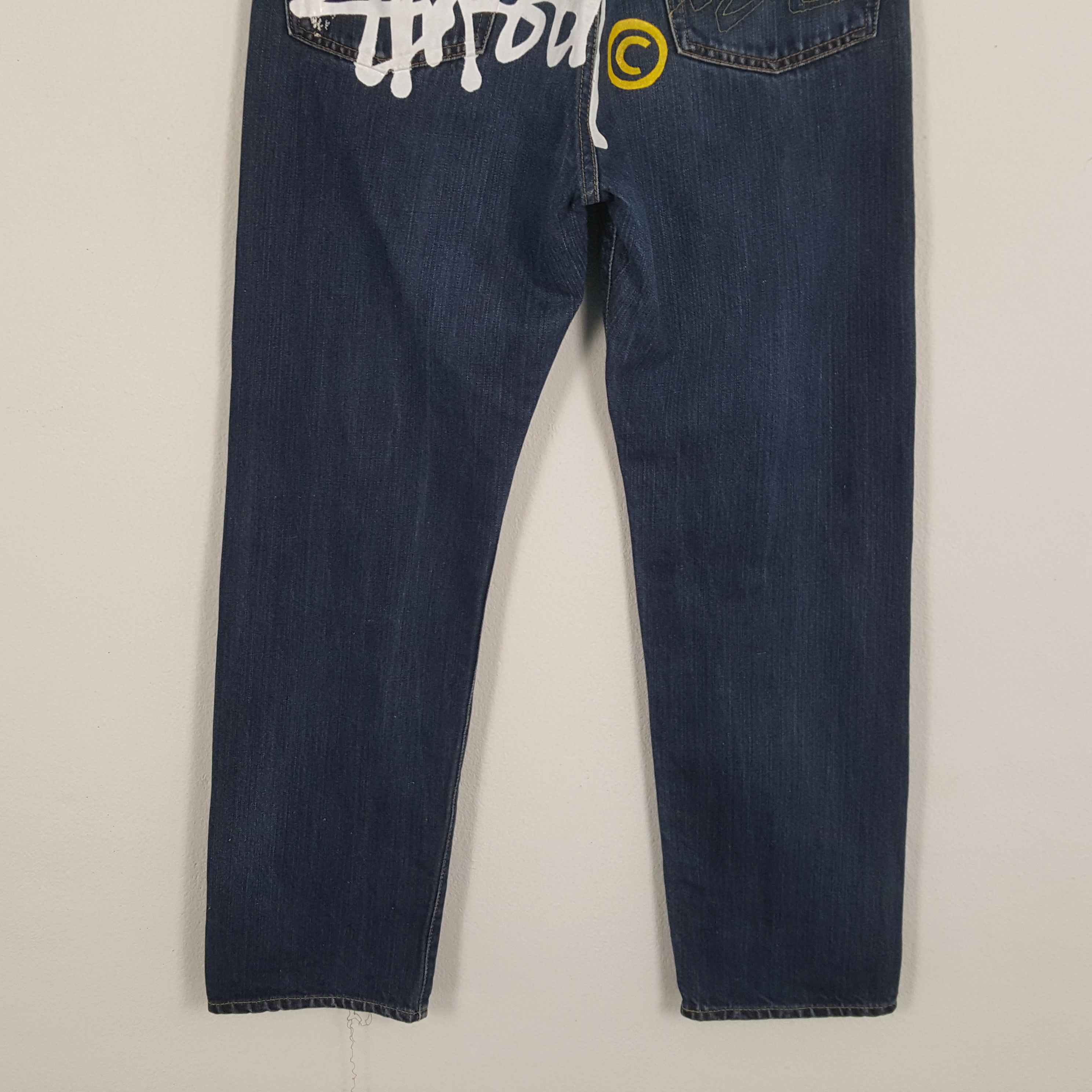 Japanese Brand × Stussy × Vintage Vintage STUSSY Streetwear Skateboard Style Jeans Size US 27 - 3 Thumbnail