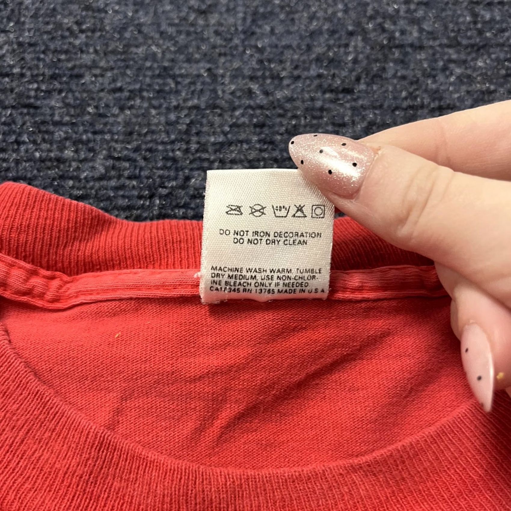 Fruit Of The Loom VINTAGE Fruit of the Loom Shirt Mens XL Red Vanderbilt 1991 Into The Streets Tee Size US XL / EU 56 / 4 - 6 Thumbnail