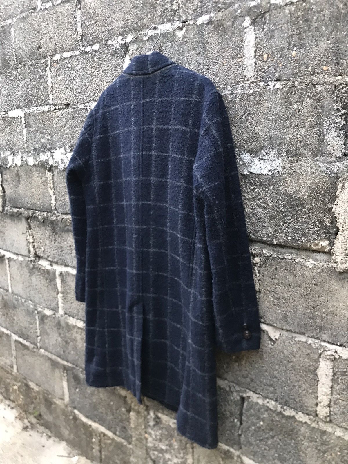 URBAN RESEARCH DOORS 🌟Urban Research Doors Flannel Wool Long Coat Size US M / EU 48-50 / 2 - 13 Thumbnail
