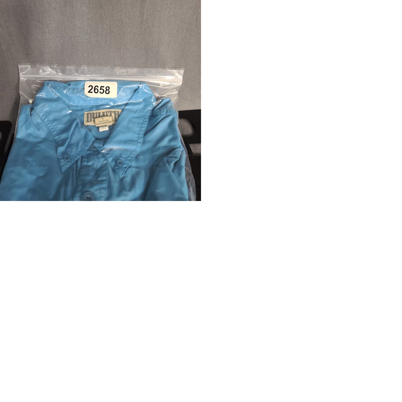 Vintage Duluth Armachillo Shirt Mens L Regular Fit Short Sleeve Button-Up Outdoor Breathable UV Protection Moisture Wicking Quick Dry Pockets Blue Size US L / EU 52-54 / 3 - 9 Thumbnail