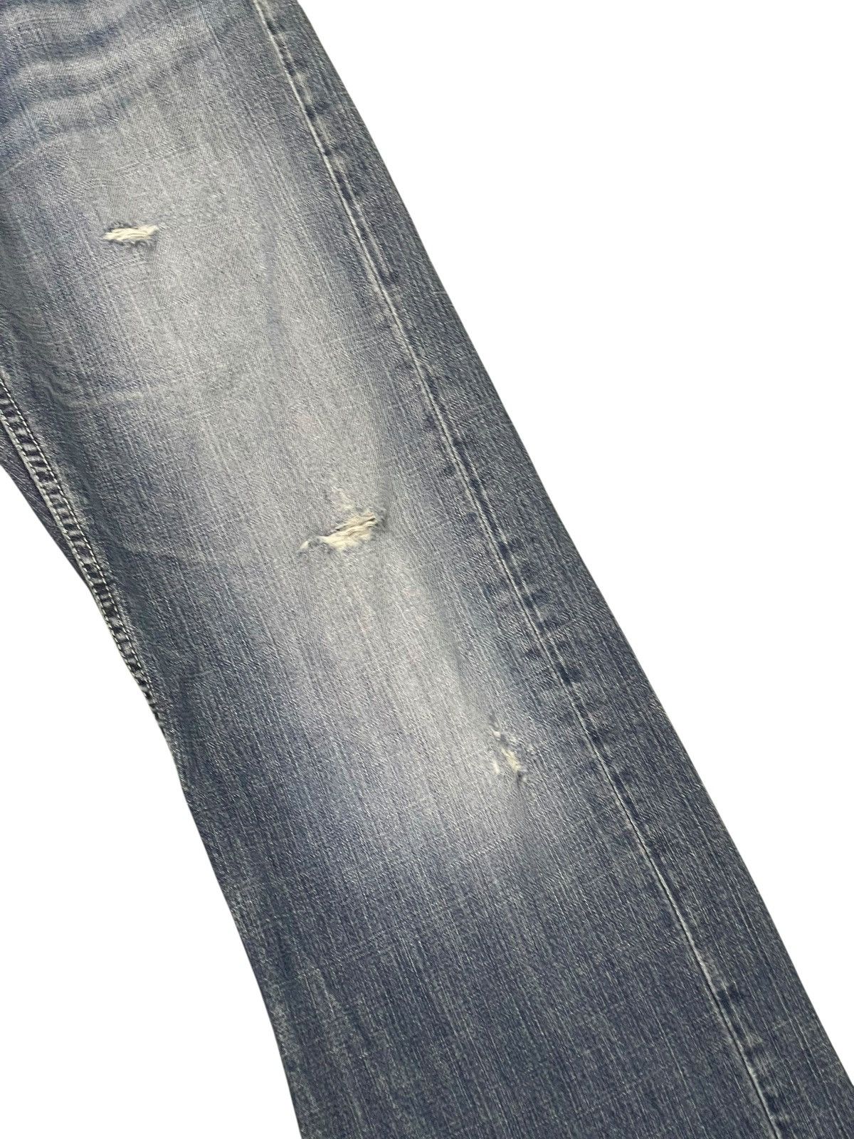 Lee Flare Jeans Lee Europe Faded Distress Boot Cut 2🟦3 Size US 33 - 7 Thumbnail
