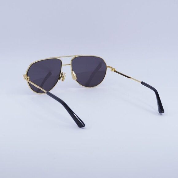 Bottega Veneta 🕶️ New Bottega Veneta BV1302S 001 Sunglasses - Gold Frame Size ONE SIZE - 11 Thumbnail