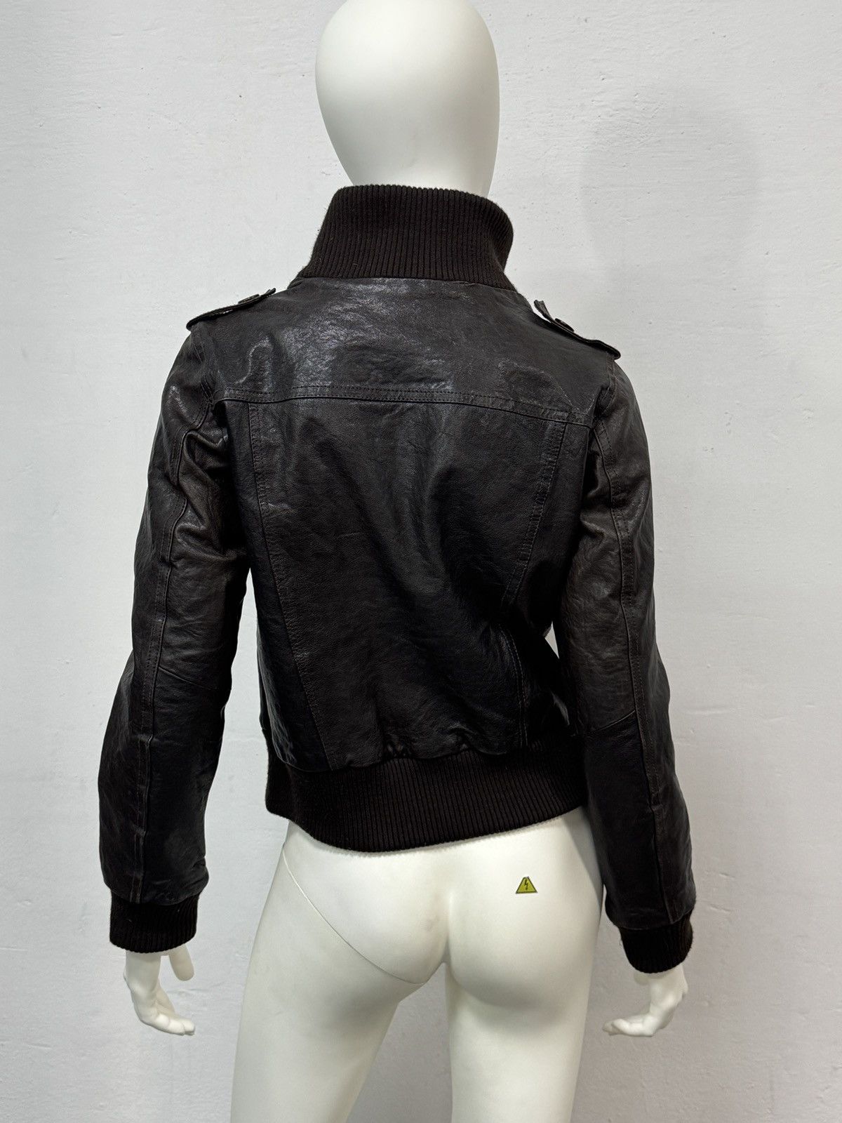 Japanese Brand Vintage Real Leather Avant Garde y2k Jacket Size M / US 6-8 / IT 42-44 - 3 Thumbnail