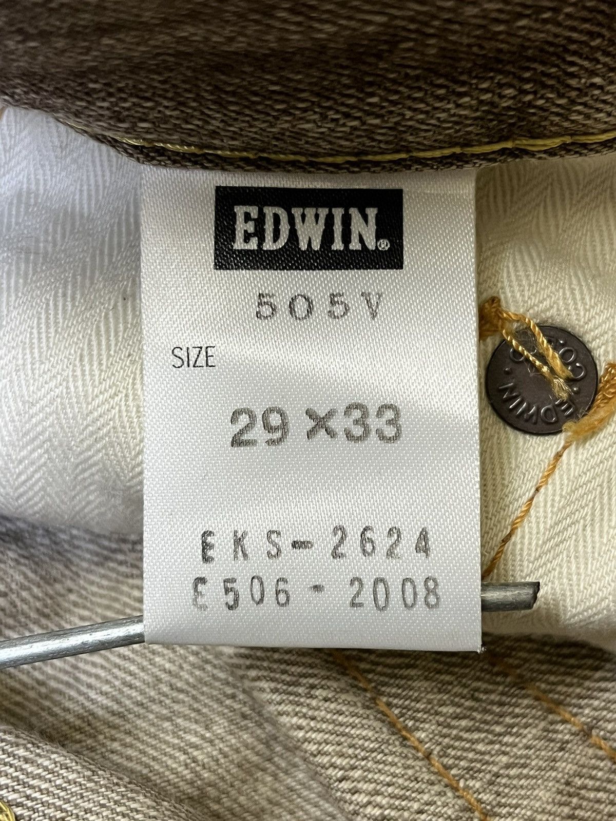 Edwin SICK🔥VINTAGE EDWIN 505V DISTRESSED REDLINE SELVEDGE JEANS Size US 32 / EU 48 - 21 Thumbnail