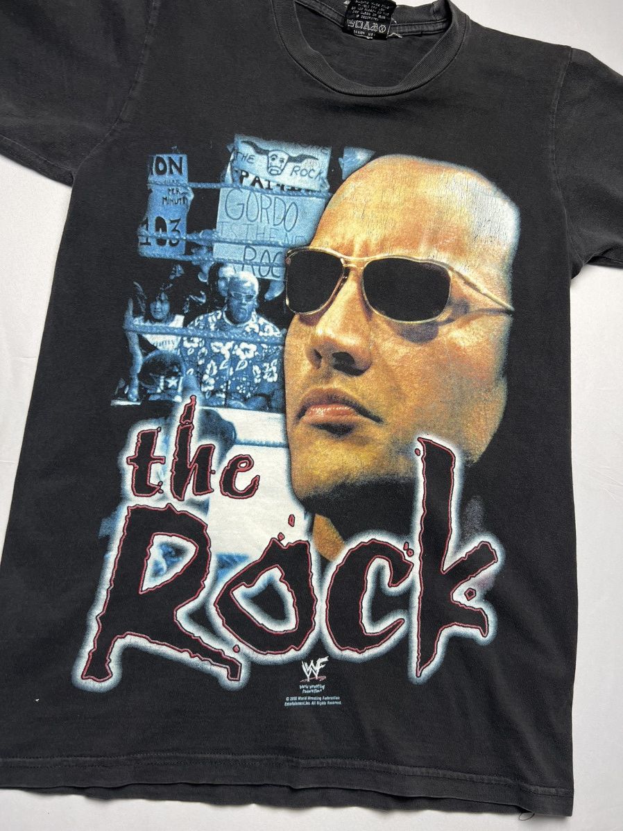 Vintage × WWE × WWF The Rock WWF Tee Size US S / EU 44-46 / 1 - 3 Thumbnail