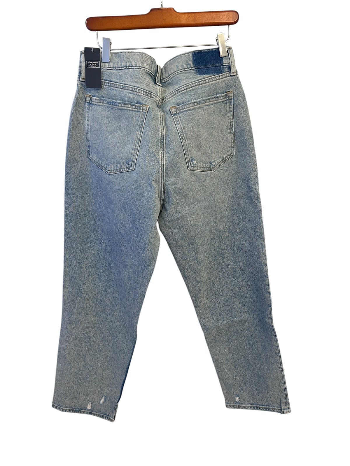 Abercrombie & Fitch Abercrombie & Fitch Ultra High Rise Straight Jean 32 Short Size 36" / US 14 / IT 50 - 2 Thumbnail