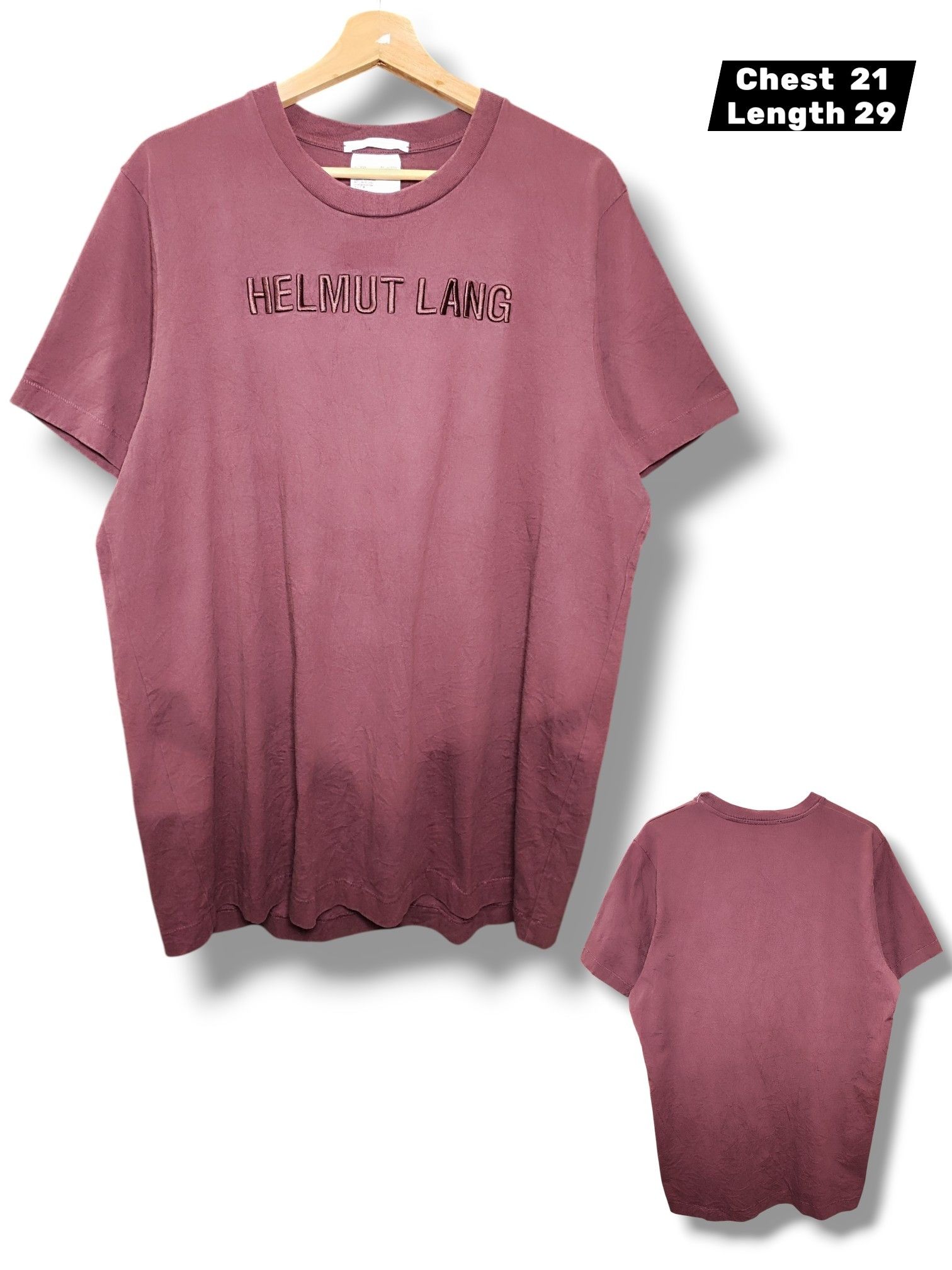 Helmut Lang Helmut Lang Archive SS05 Logo Short Sleeve T Shirt