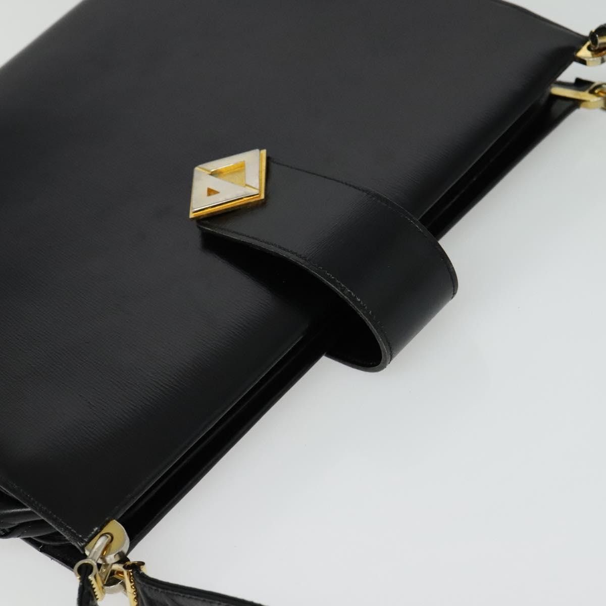 Dior DIOR Shoulder Bag Leather Black Gold Size ONE SIZE - 6 Thumbnail